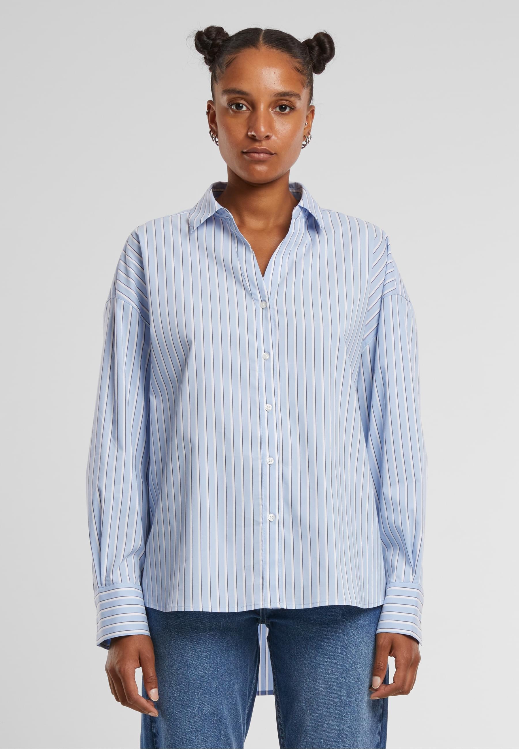 URBAN CLASSICS Klassische Bluse »Urban Classics Ladies Oversized Striped Blouse«