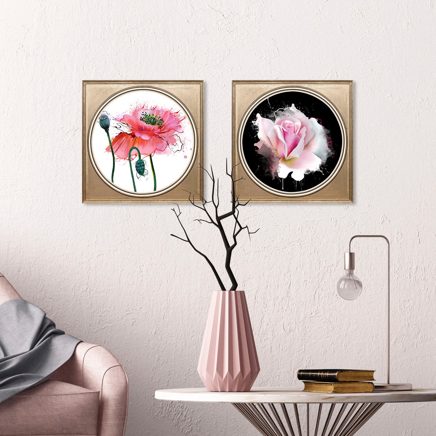 queence Acrylglasbild »Blumen« günstig online kaufen