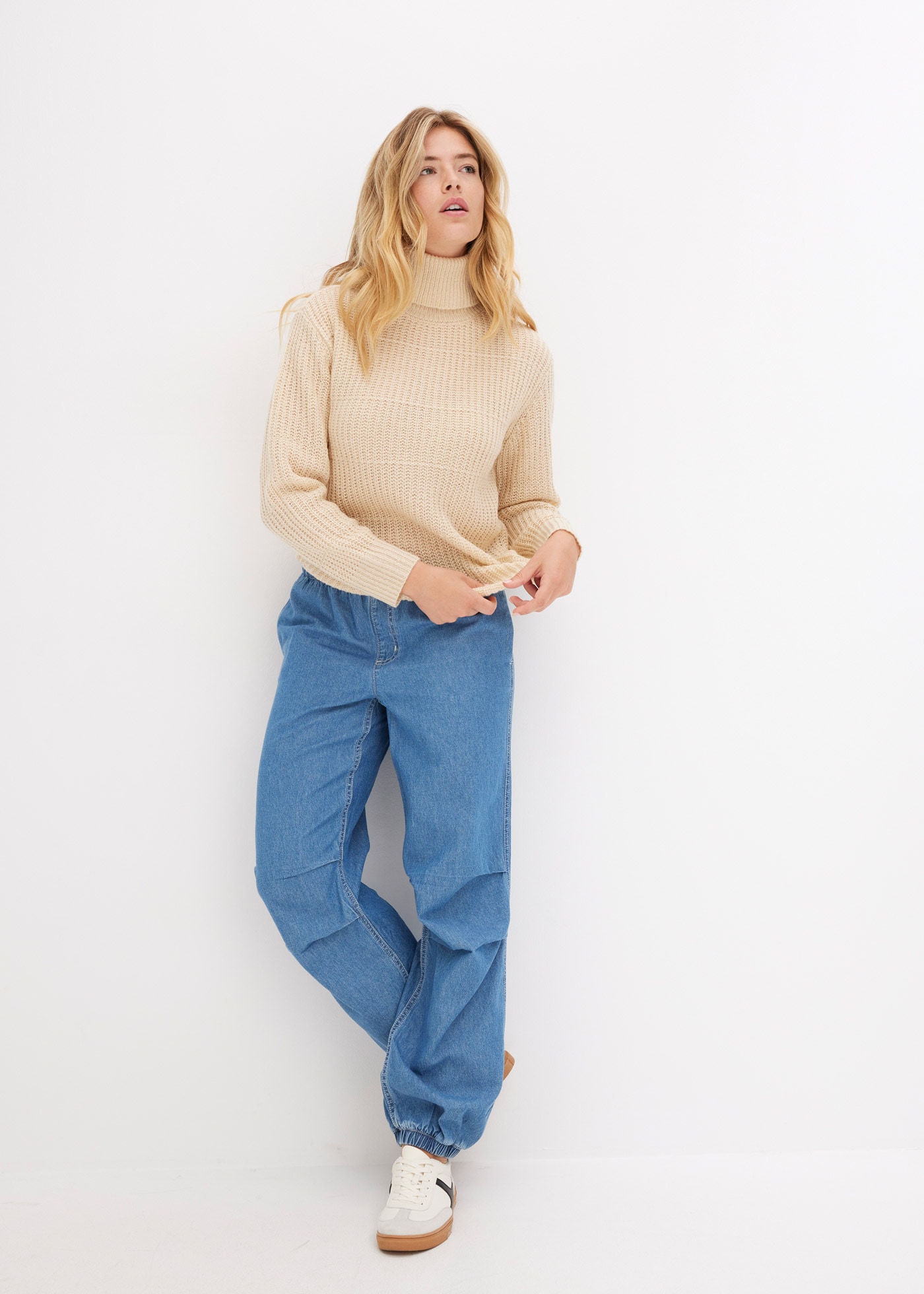 bonprix Rollkragenpullover Strickpullover mit Rollkragen