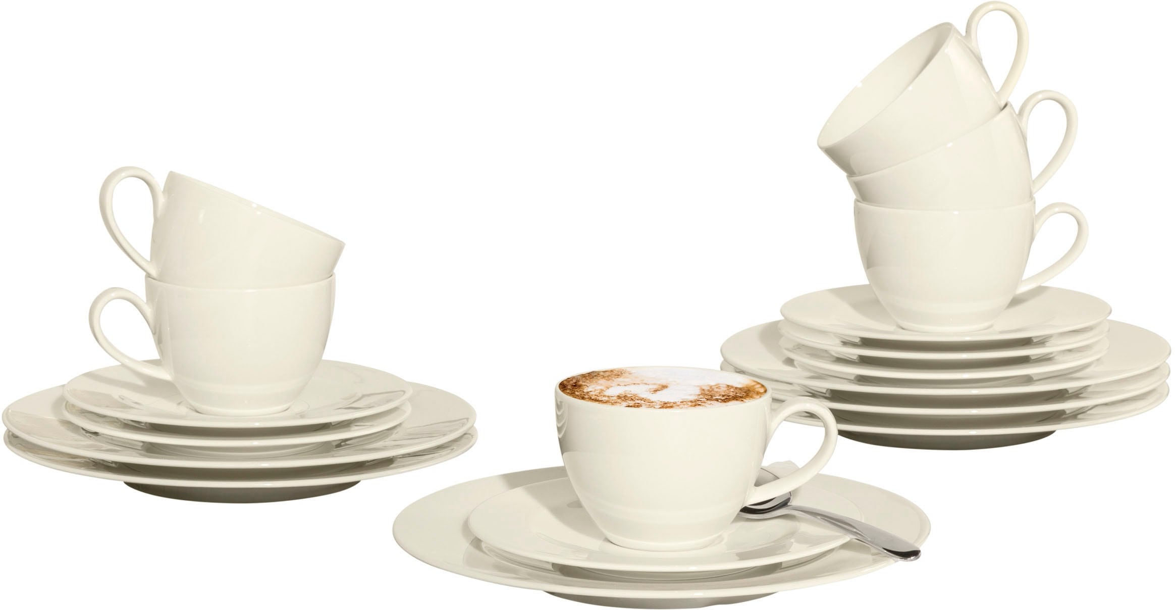 Seltmann Weiden Kaffeeservice »Geschirr-Set, Service Zoè«, (Set, 18 tlg., 6 günstig online kaufen