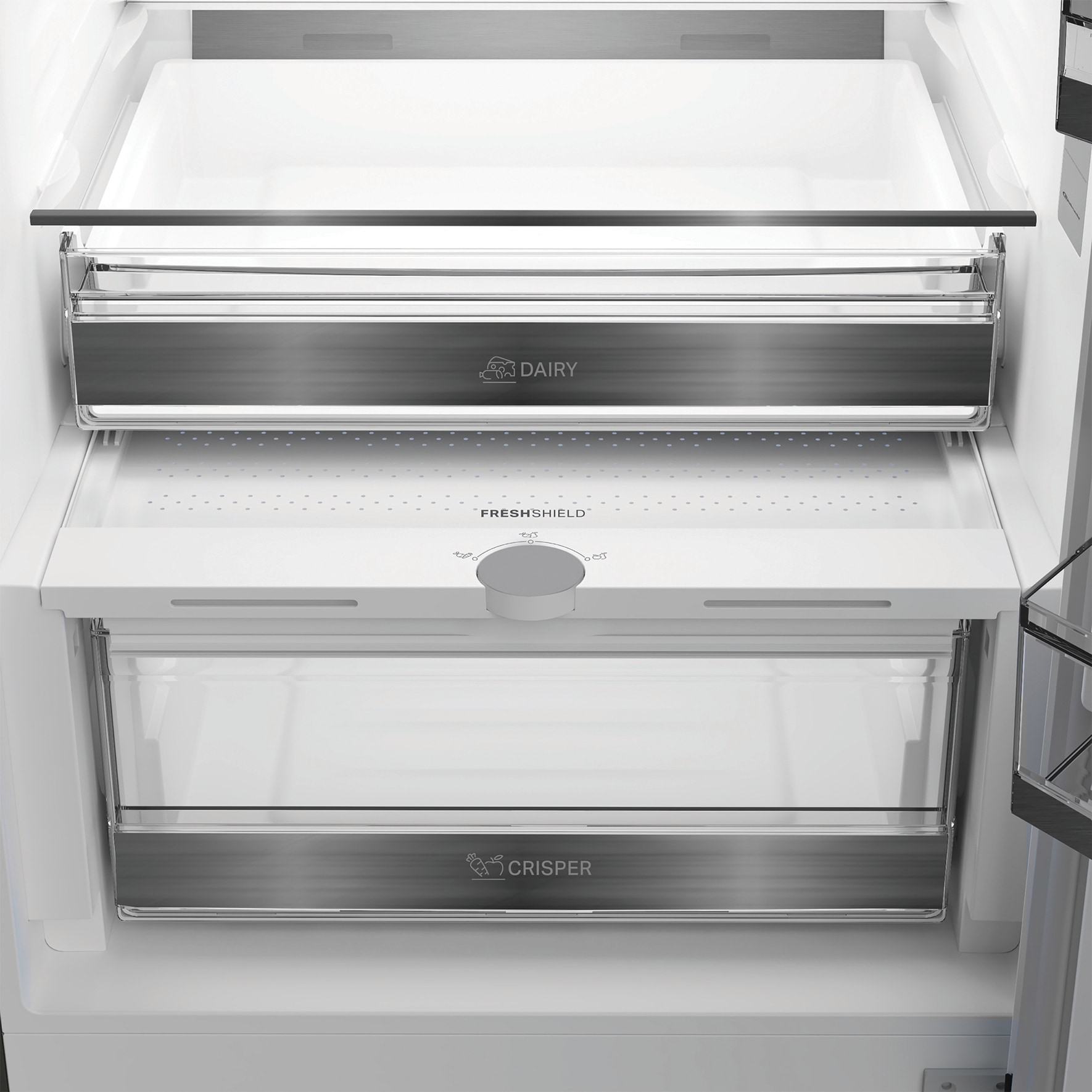 BAUKNECHT Kühl-/Gefrierkombination »KGDNF 20AMD IN« 203,5 cm hoch 59,5 cm breit FreshShield