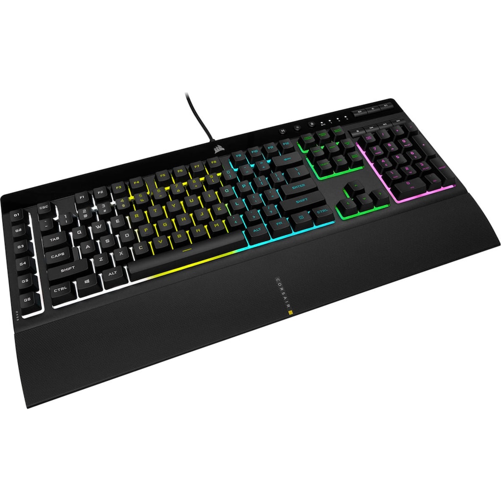 Corsair Gaming-Tastatur »K55 RGB PRO«, (Ziffernblock-USB-Anschluss-Fn-Tasten)