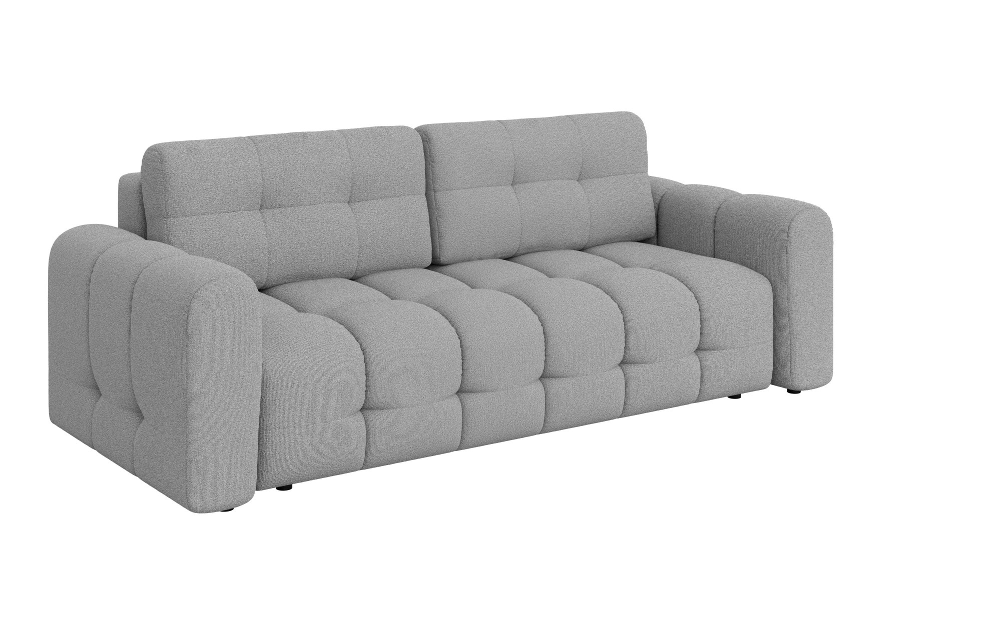 INOSIGN 3-Sitzer »Manilla, wahlweise mit Bettfunktion, B/T/H 265/117/91 cm«, mit Wellenunterfederung, in verschiedenen Materialien und Farben