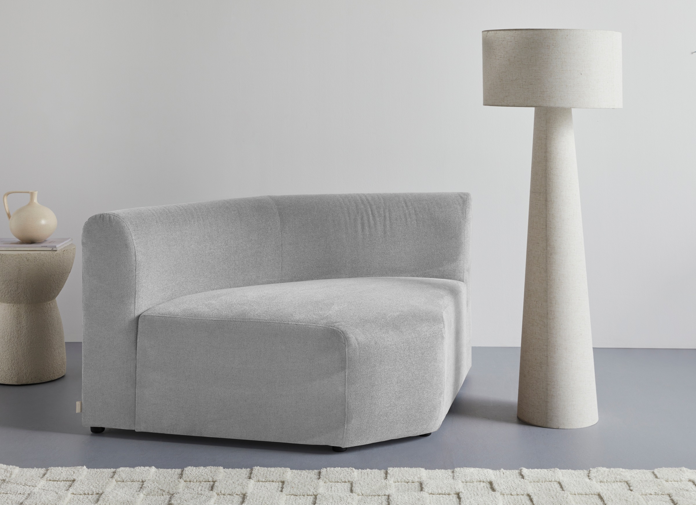 LeGer Home by Lena Gercke Sofa-Eckelement »LYZA mit gerundeter Rückenlehne, günstig online kaufen