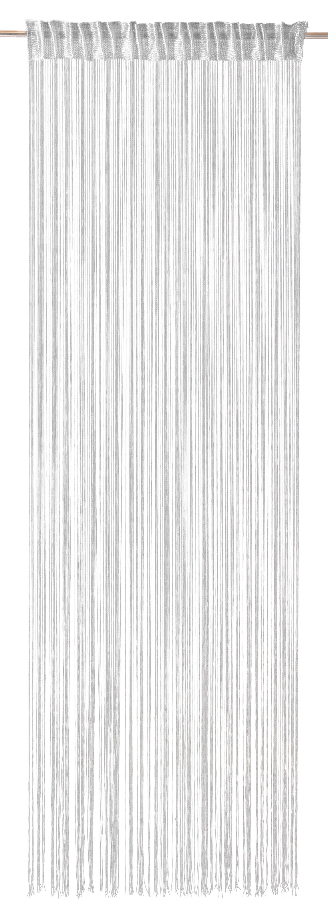 HOME WOHNIDEEN Fadenvorhang »SIMINO« Multifunktionsband 1 Stk. tlg. Fadenst günstig online kaufen