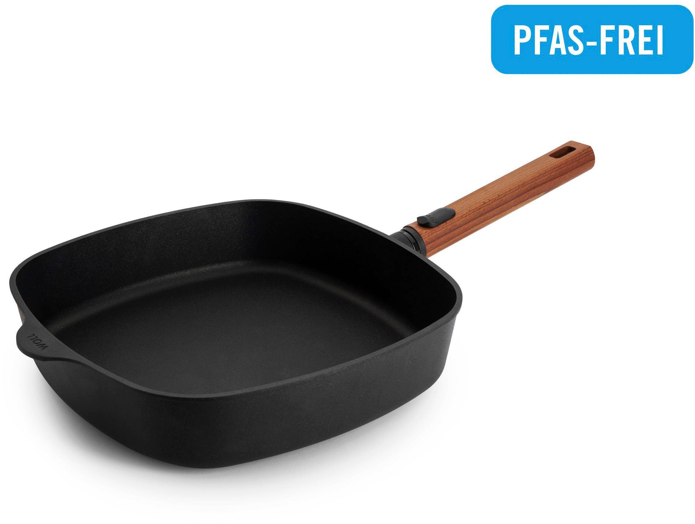WOLL Bratpfanne »Eco Logic QXR Guss-Pfanne viereckig« Aluminiumguss 1 Stk. günstig online kaufen