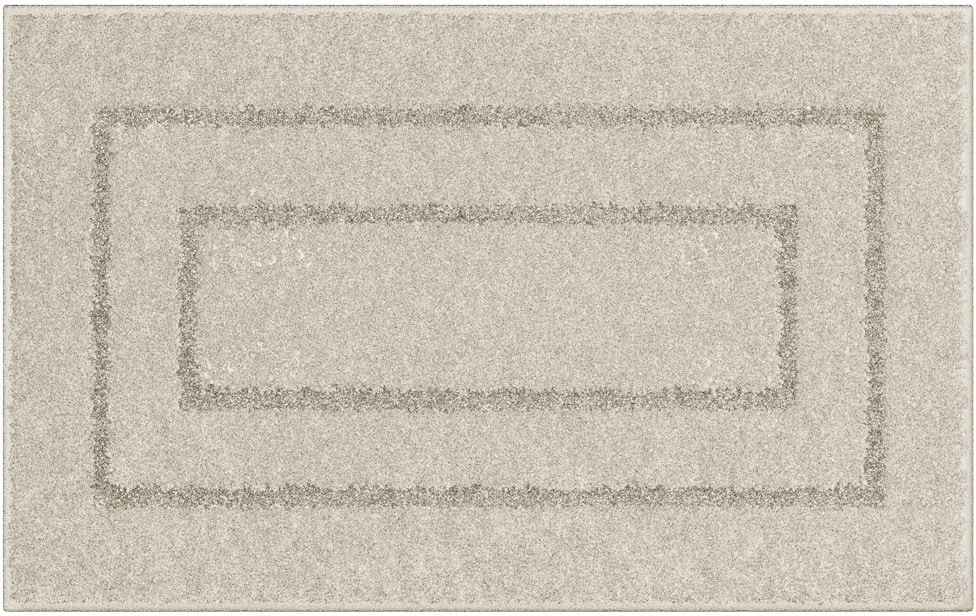 my home Badematte »Eliane«, rutschhemmend beschichtet, strapazierfähig, Badteppich, mit Hoch-Tief-Effekt