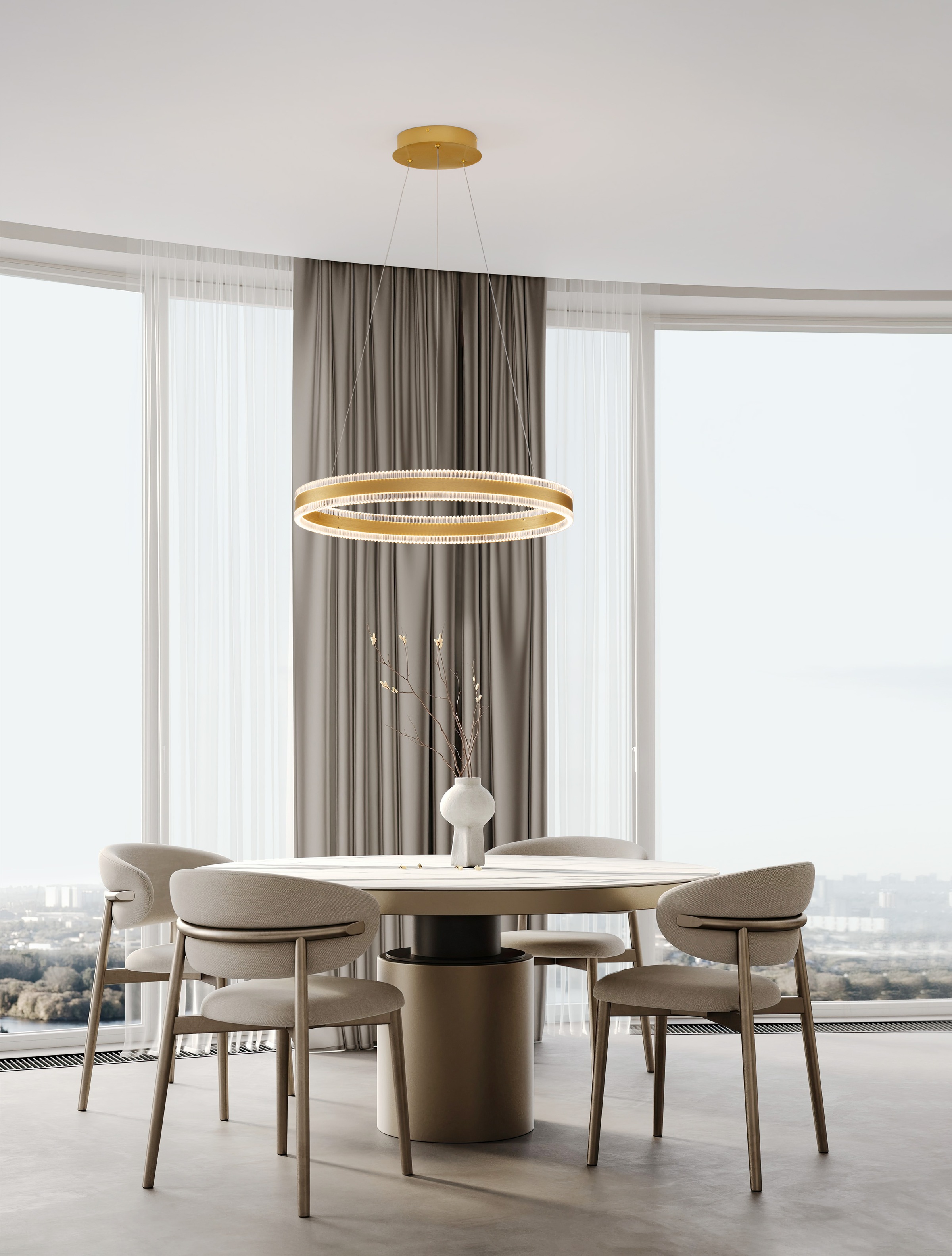 Nova Luce Pendelleuchte »ALARO« LED-Modul 1 Stk. Warmweiß günstig online kaufen