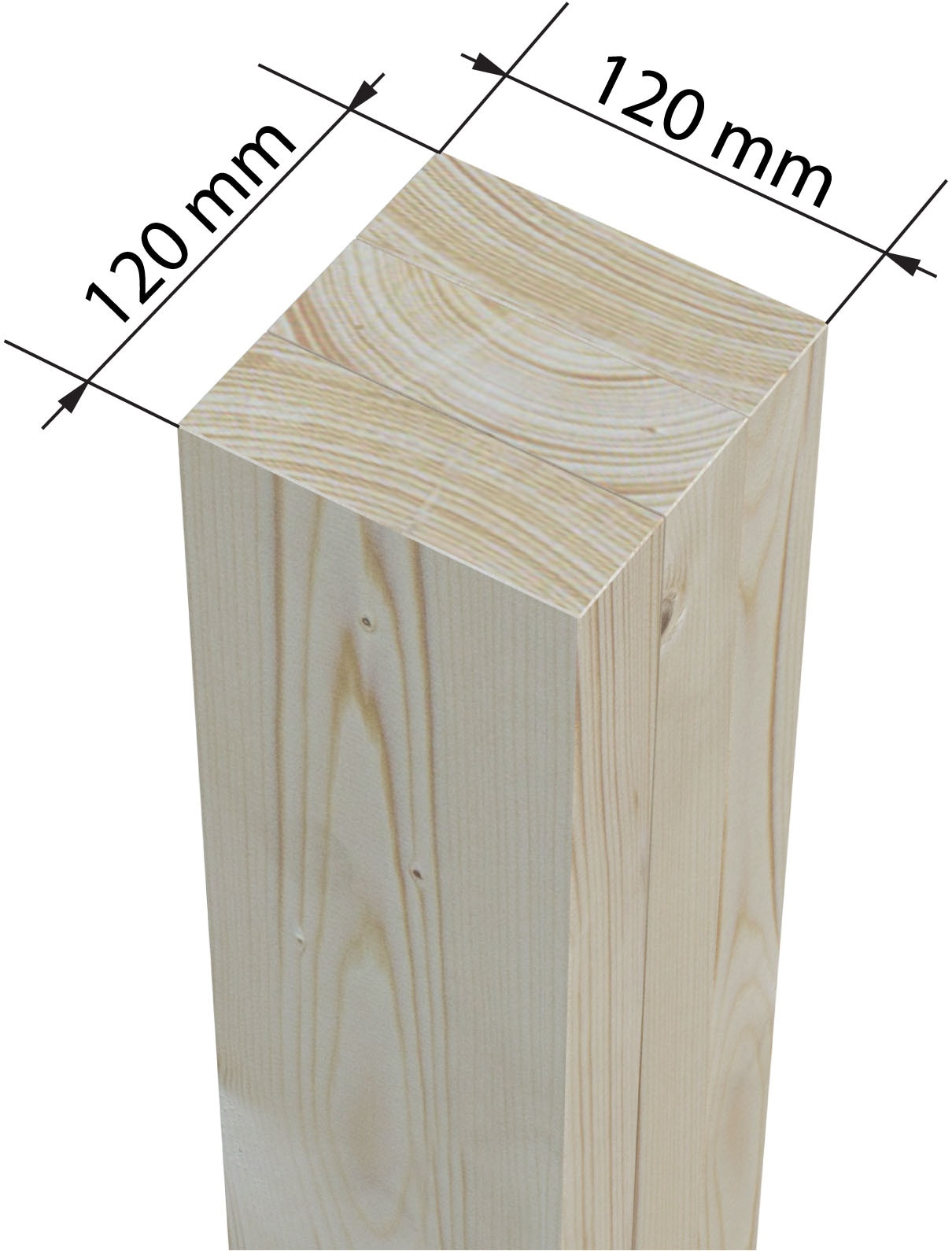 Palmako Einzelcarport »Robert« Massivholz 291 cm natur