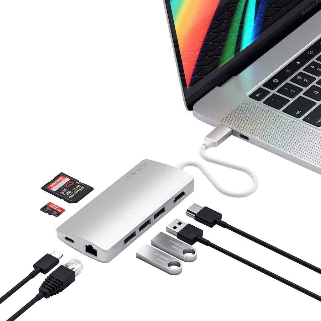 Satechi Adapter »Type-C Multi-Port Hub 4K Ethernet V2«