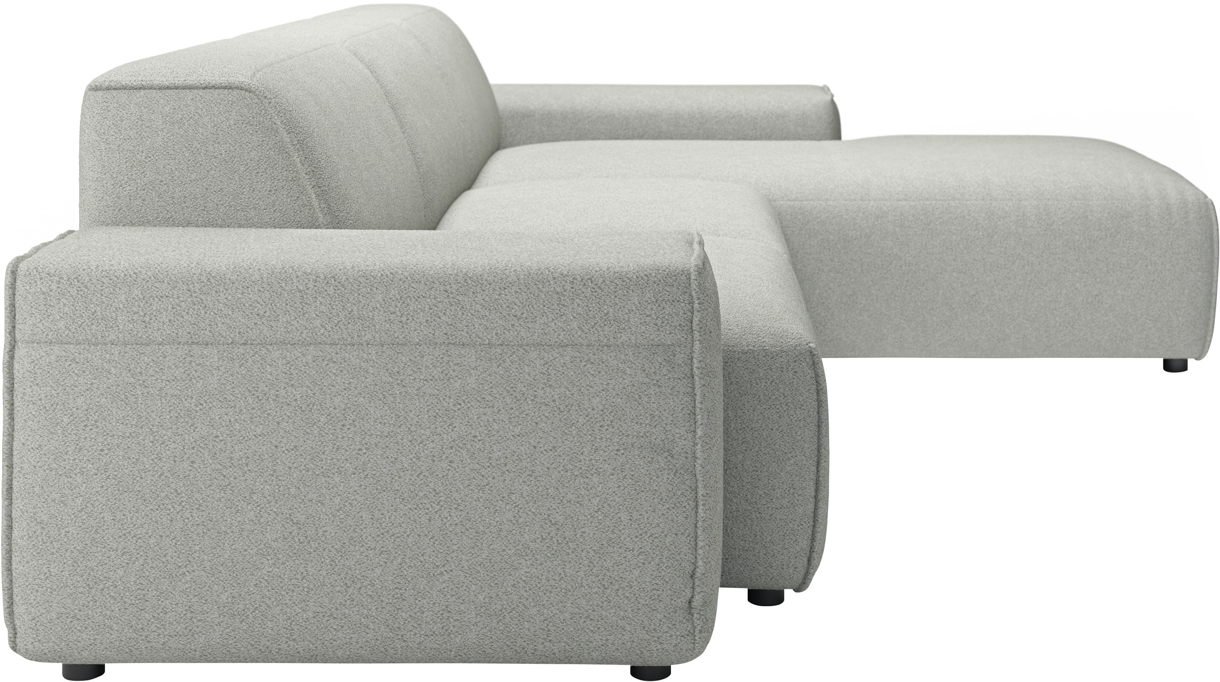andas Ecksofa »Glimminge L-Form auch in Breitcord, Feincord + Easy care-Bezug,«, Breite 264, Zierkissen