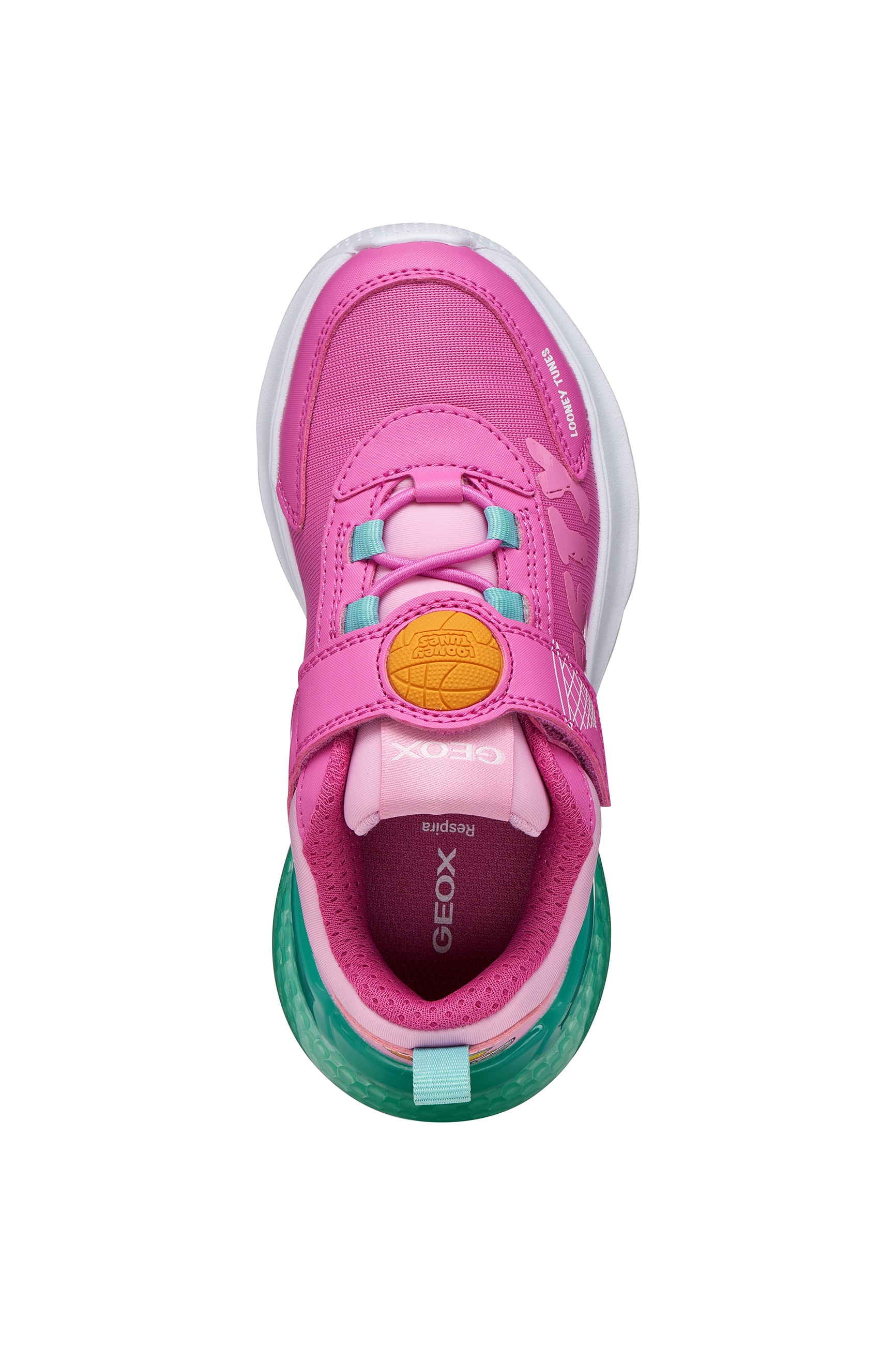 Geox Sneaker »Blinkschuh J ACTIVART ILLUMINUS«  Halbschuh, Klettschuh, Blinkfunktion, Größenschablone zum Download