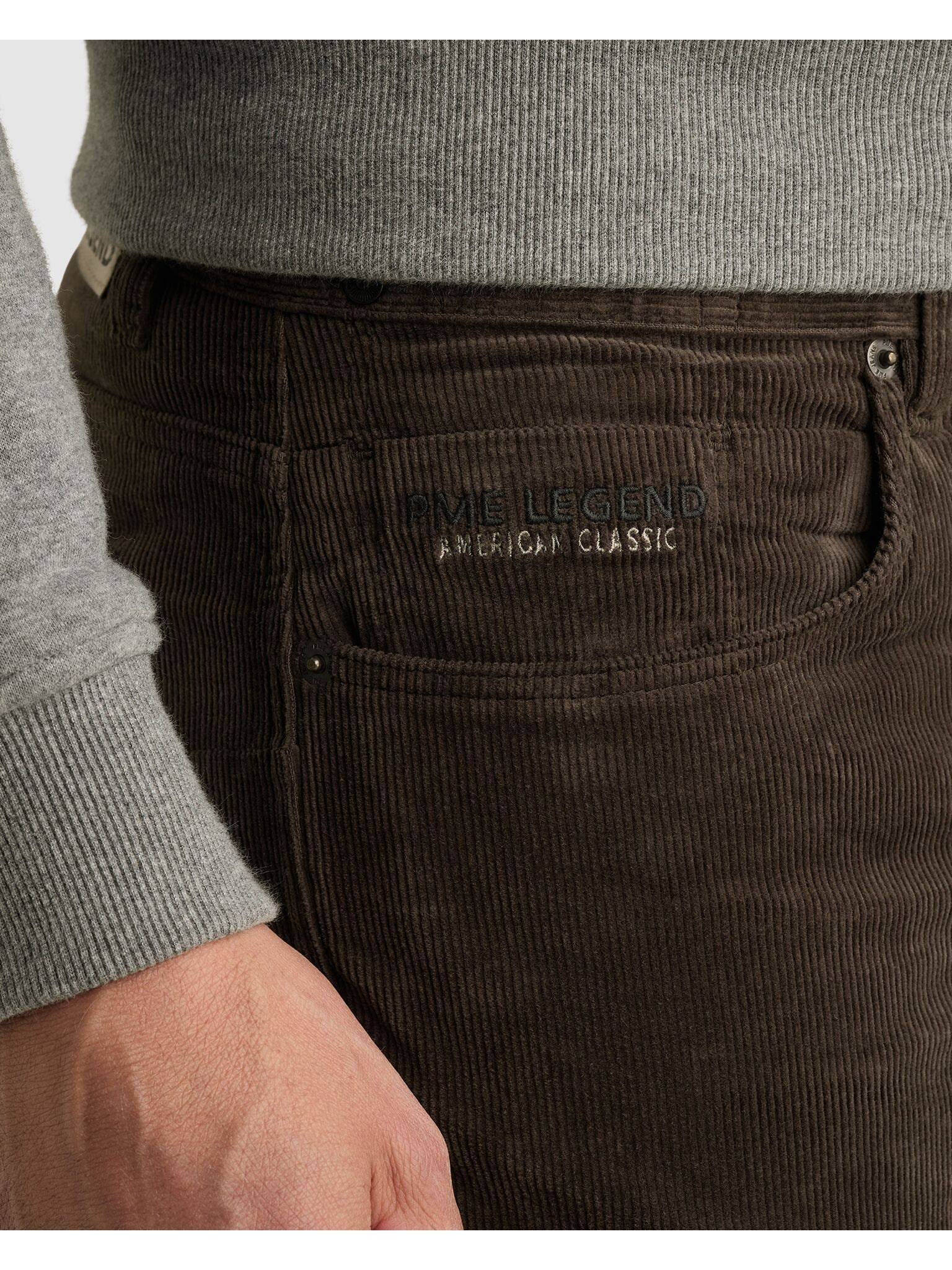 PME LEGEND Cordhose  schmale Passform, weicher Babycord