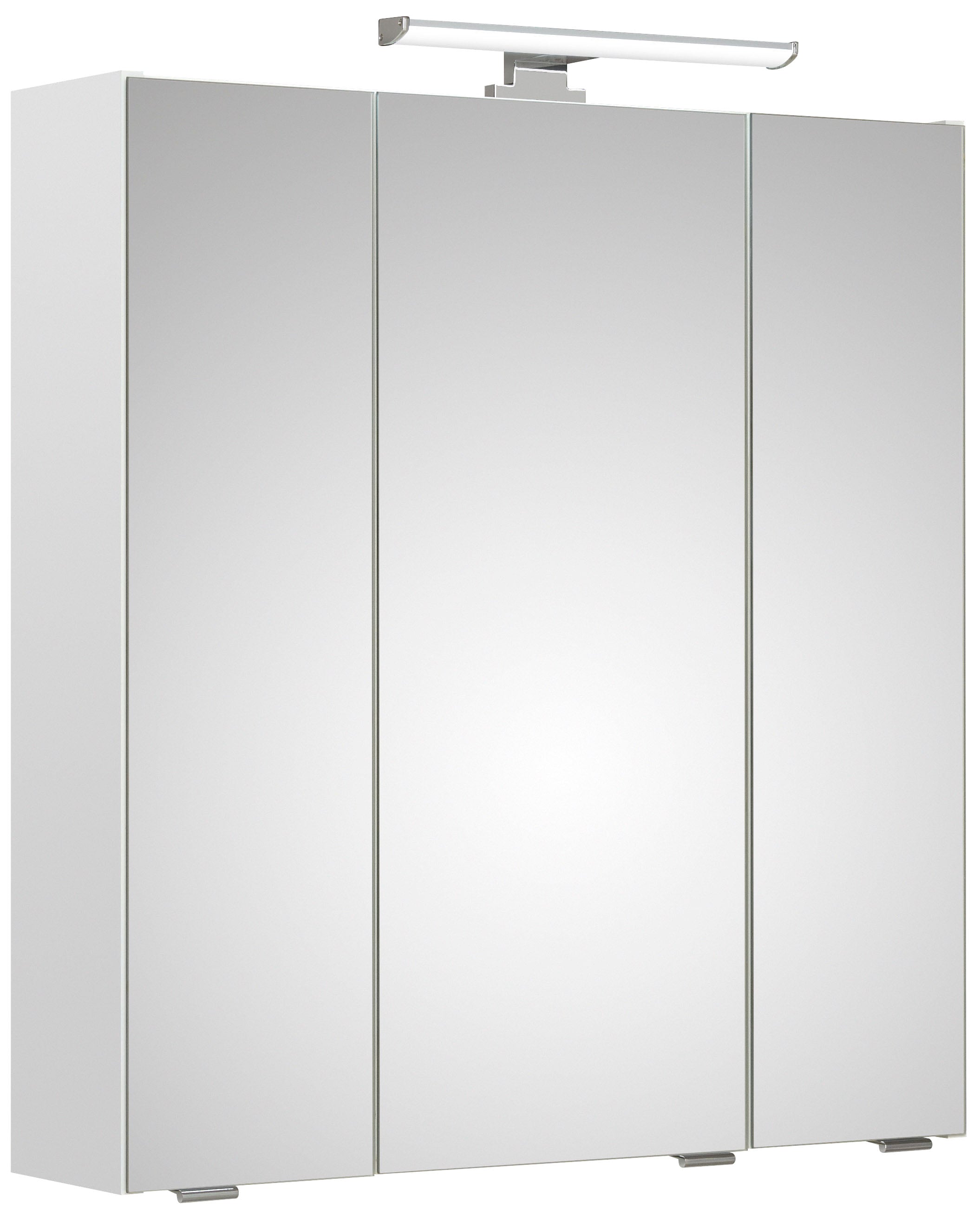 PELIPAL Spiegelschrank »Quickset«, Breite 65 cm, 3-türig, LED-Beleuchtung,  Schalter-/Steckdosenbox auf Rechnung kaufen