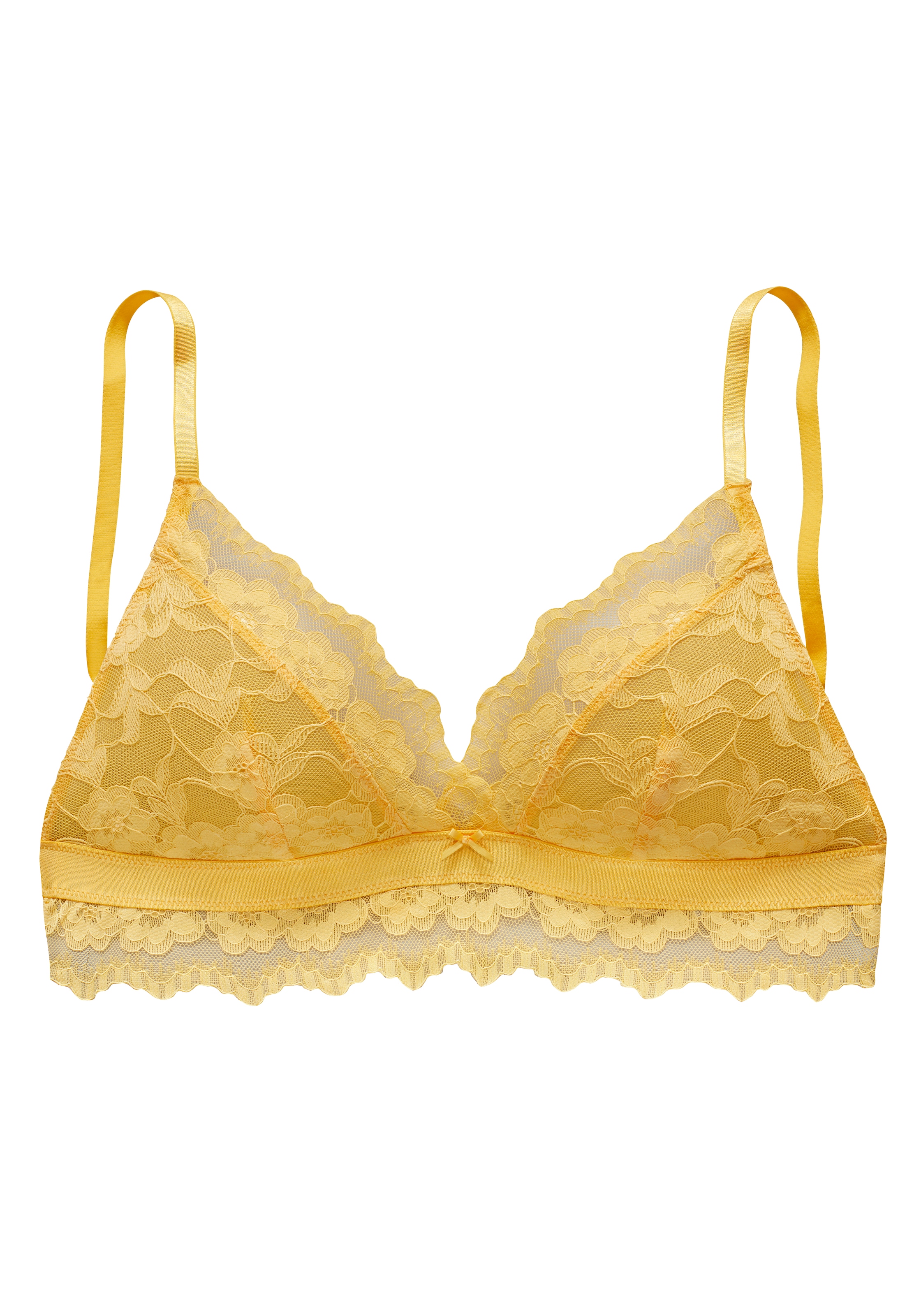 LASCANA Bralette-BH, ohne Bügel aus elastischer Jacquardspitze, sexy Dessous