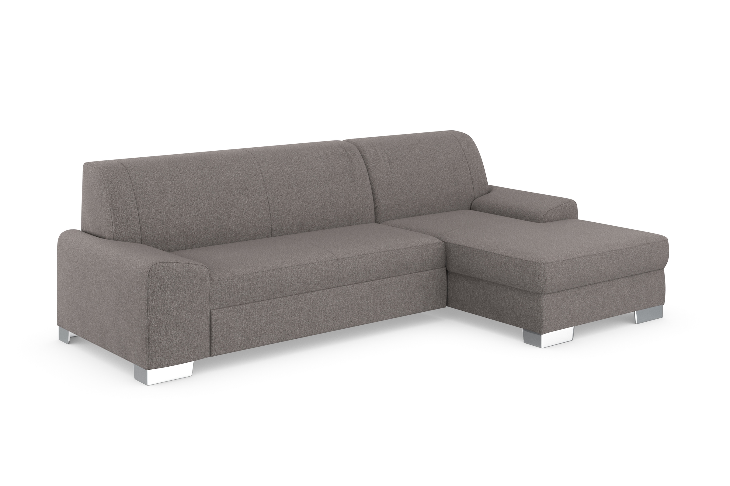 DOMO collection Ecksofa »Anzio L-Form«, wahlweise mit Bettfunktion und Federkern