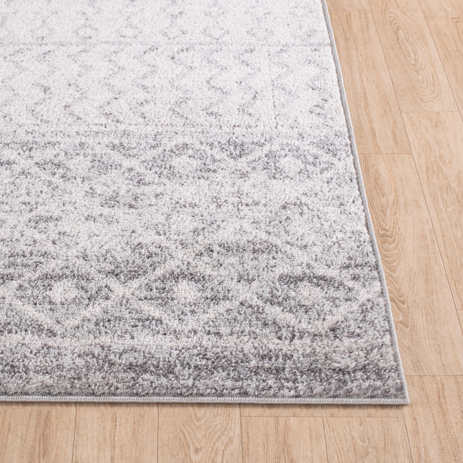 Livabliss Teppich »NICE«, rechteckig, 8 mm Höhe, Skandi Design, Boho Kurzflor Wohnzimmerteppich, Schlafzimmer, Grau
