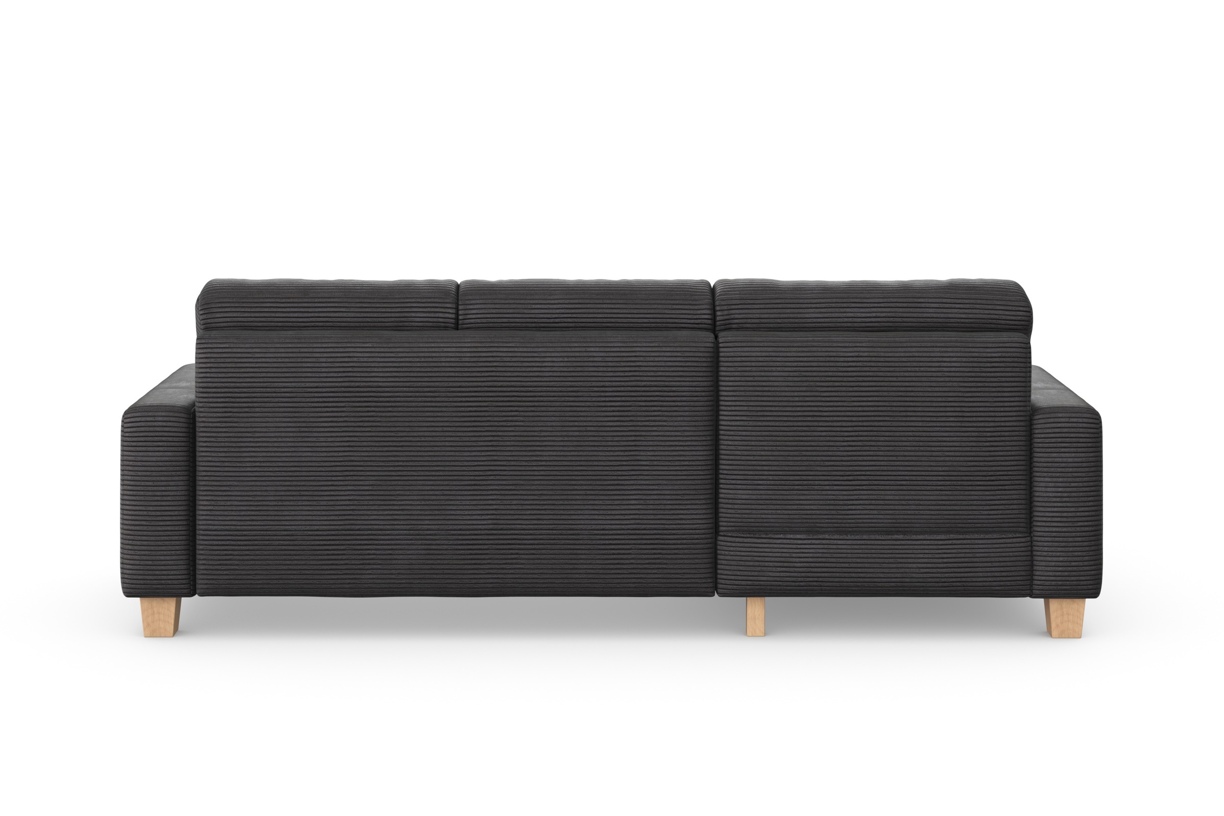 Home affaire Ecksofa »Summer L-Form«, mit Recamiere, mit oder ohne Bettfunktion und Bettkasten, Cord-Bezug