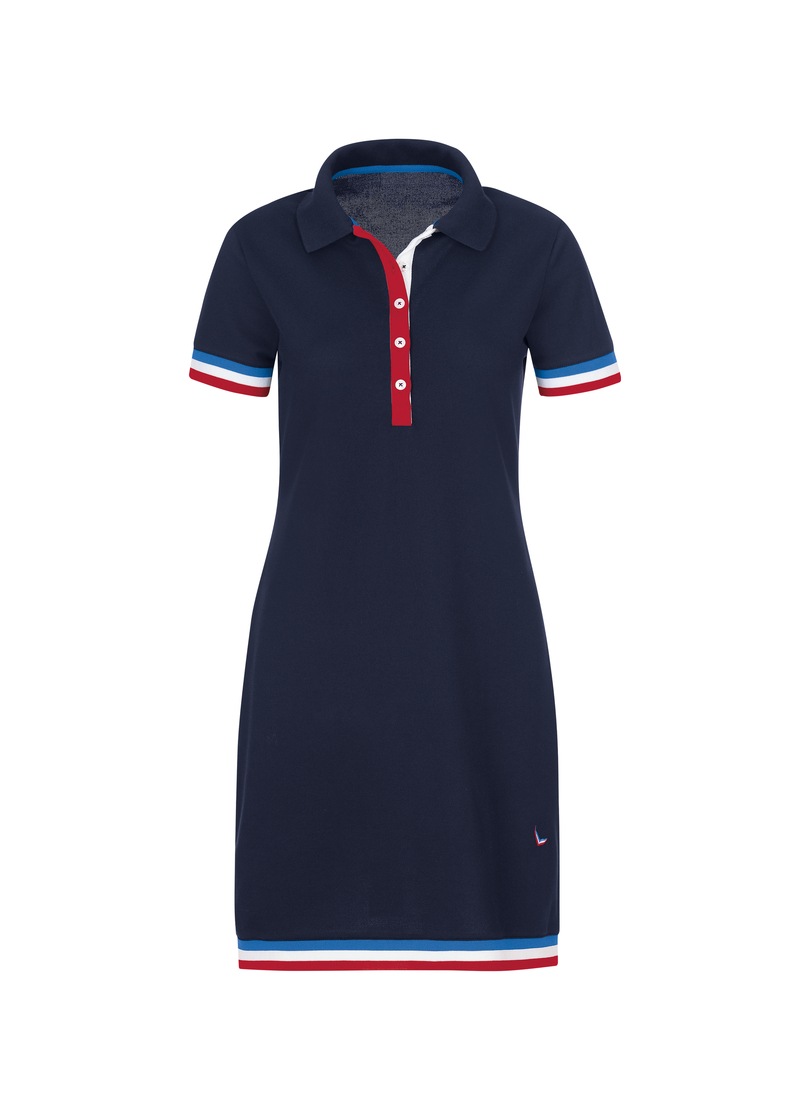 Trigema Jerseykleid »TRIGEMA Polokleid mit kontrastfarbigen Akzenten«