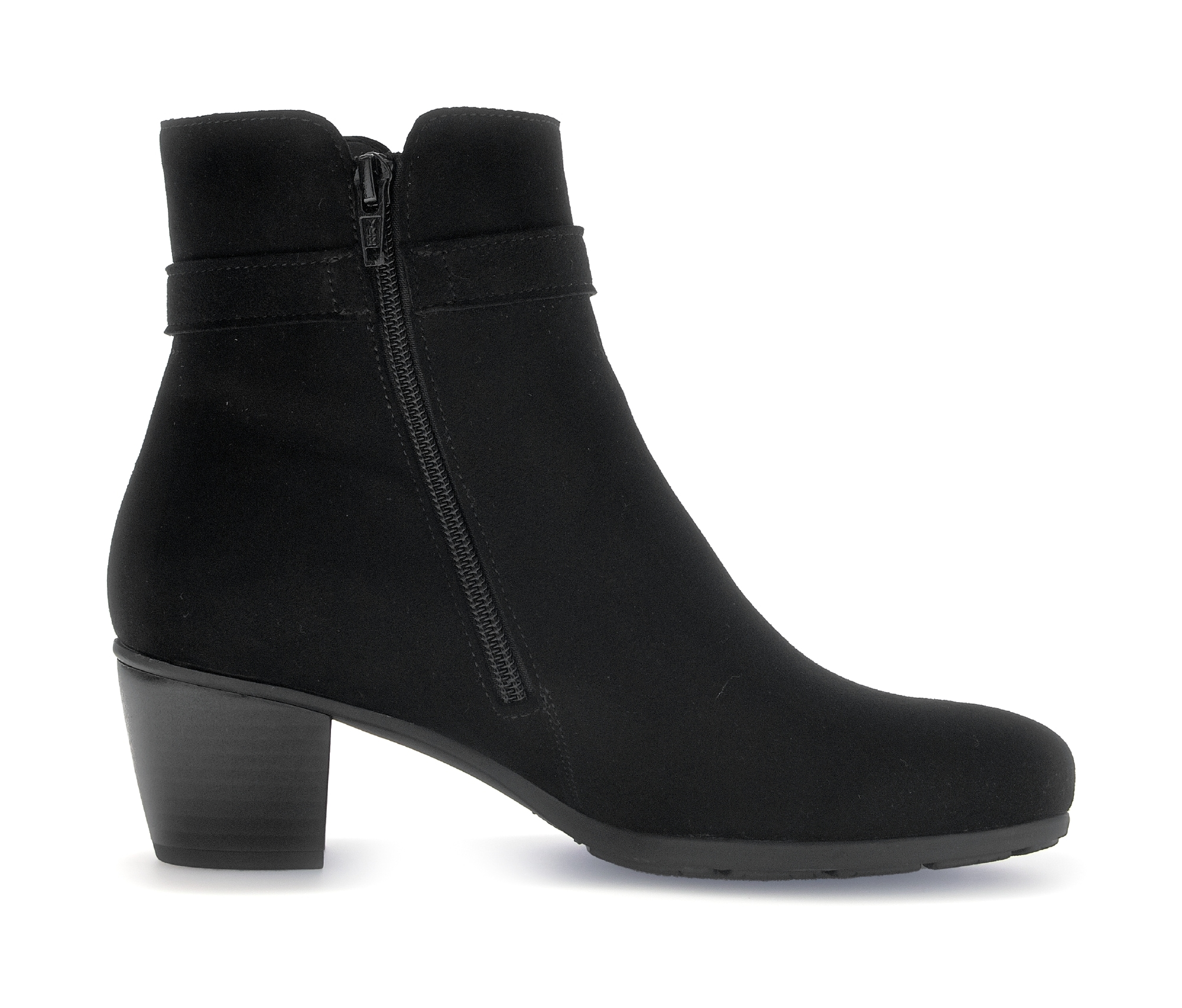 Gabor Stiefelette, Blockabsatz, Businessschuh in schmaler Form