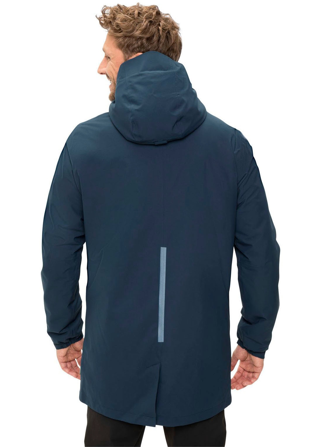 VAUDE Funktionsparka »MENS CYCLIST PADDED PARKA«, (1 St.), mit Kapuze