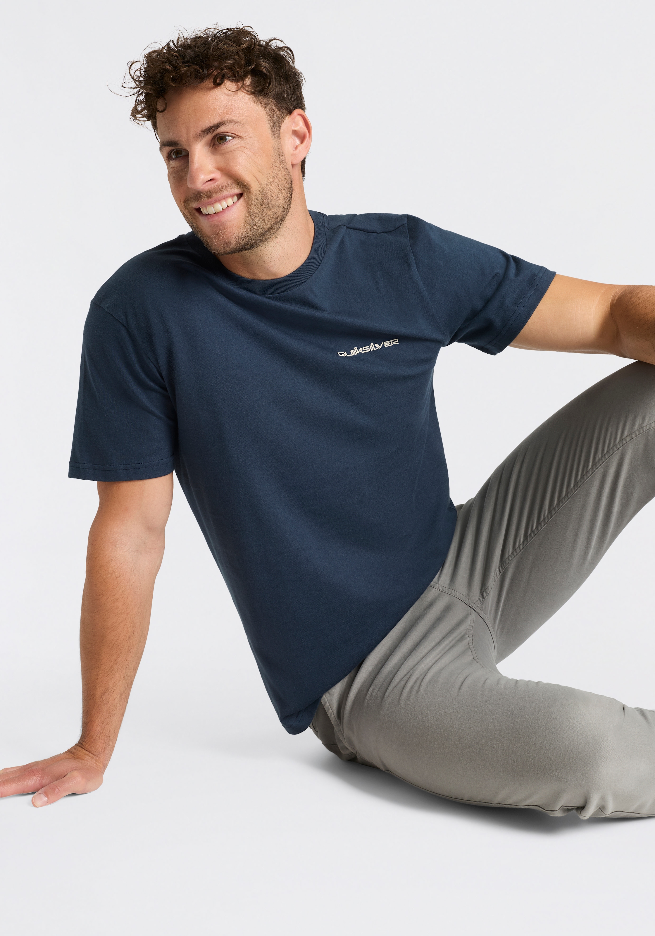 Quiksilver T-Shirt »LIGHT WAVES OFF COURSE SHORT SLEEVE PACK« 2 Kurzarm, aus Jersey-Material, mit Rundhalsausschnitt