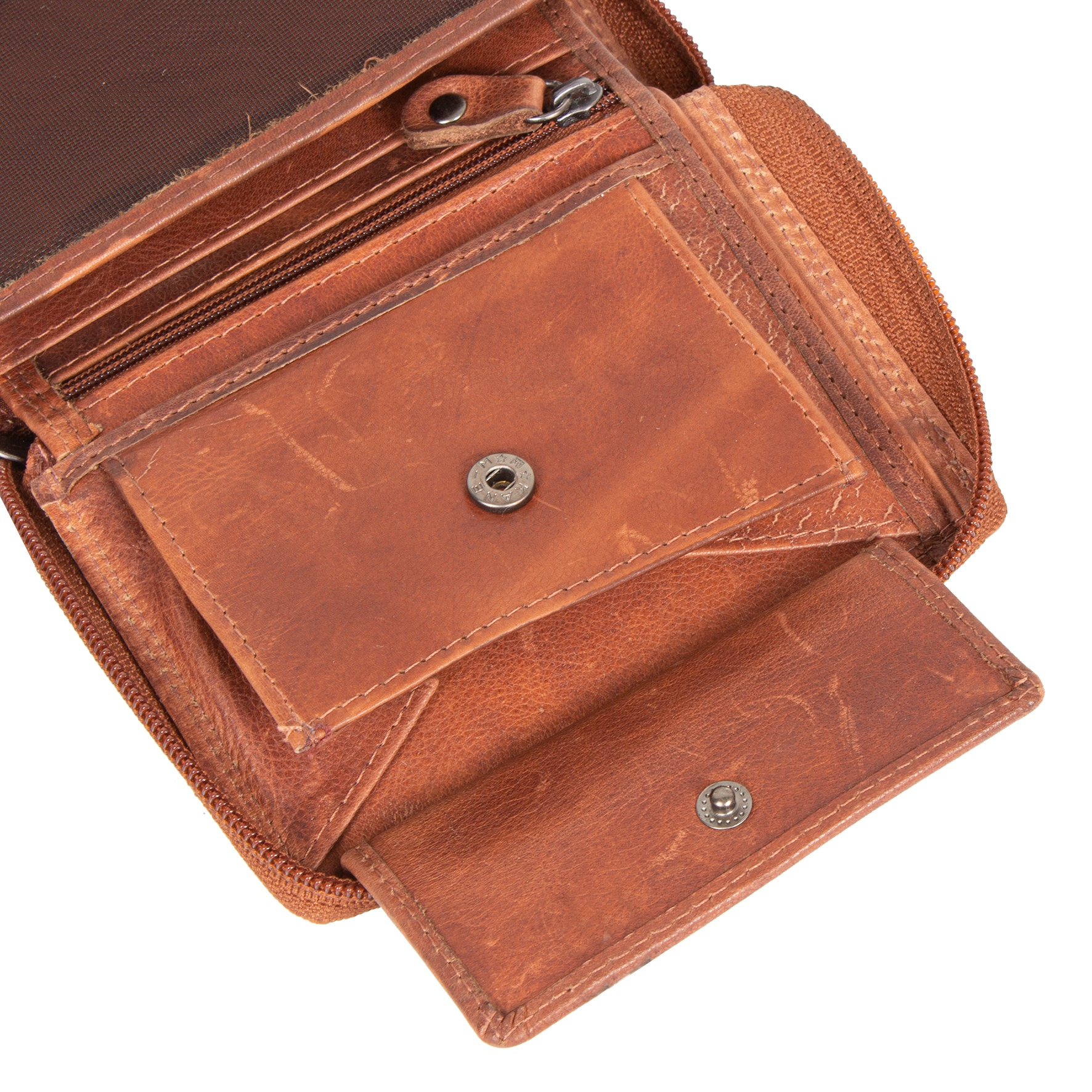 MUSTANG Geldbörse »Udine« , Men Geldbeutel, Portemonnaie mit Logoprägung und Used Look