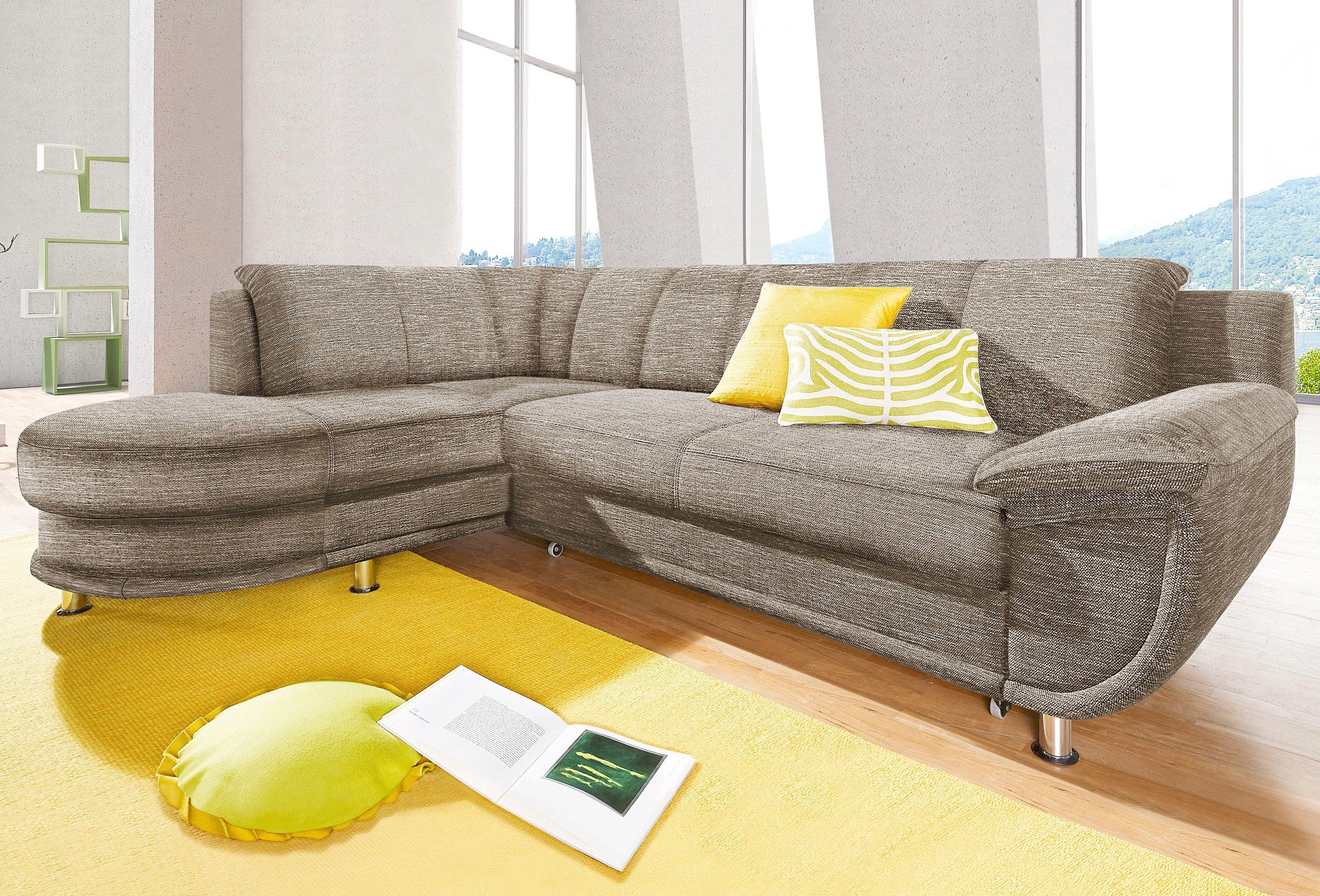 TRENDMANUFAKTUR Ecksofa »Rondo, zeitlos und elegant, OTTOs Choice, bequem, günstig online kaufen