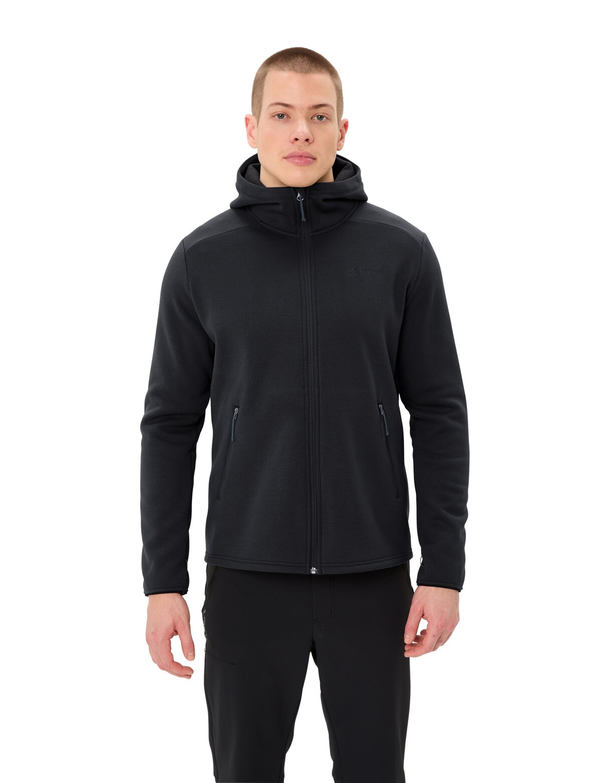 Vaude Fleecejacke »Men'S Idris Fleece Hoody« 1 Stk. Tlg. Mit Kapuze Und Hohem Kragen, Schnell Trocknendes Material