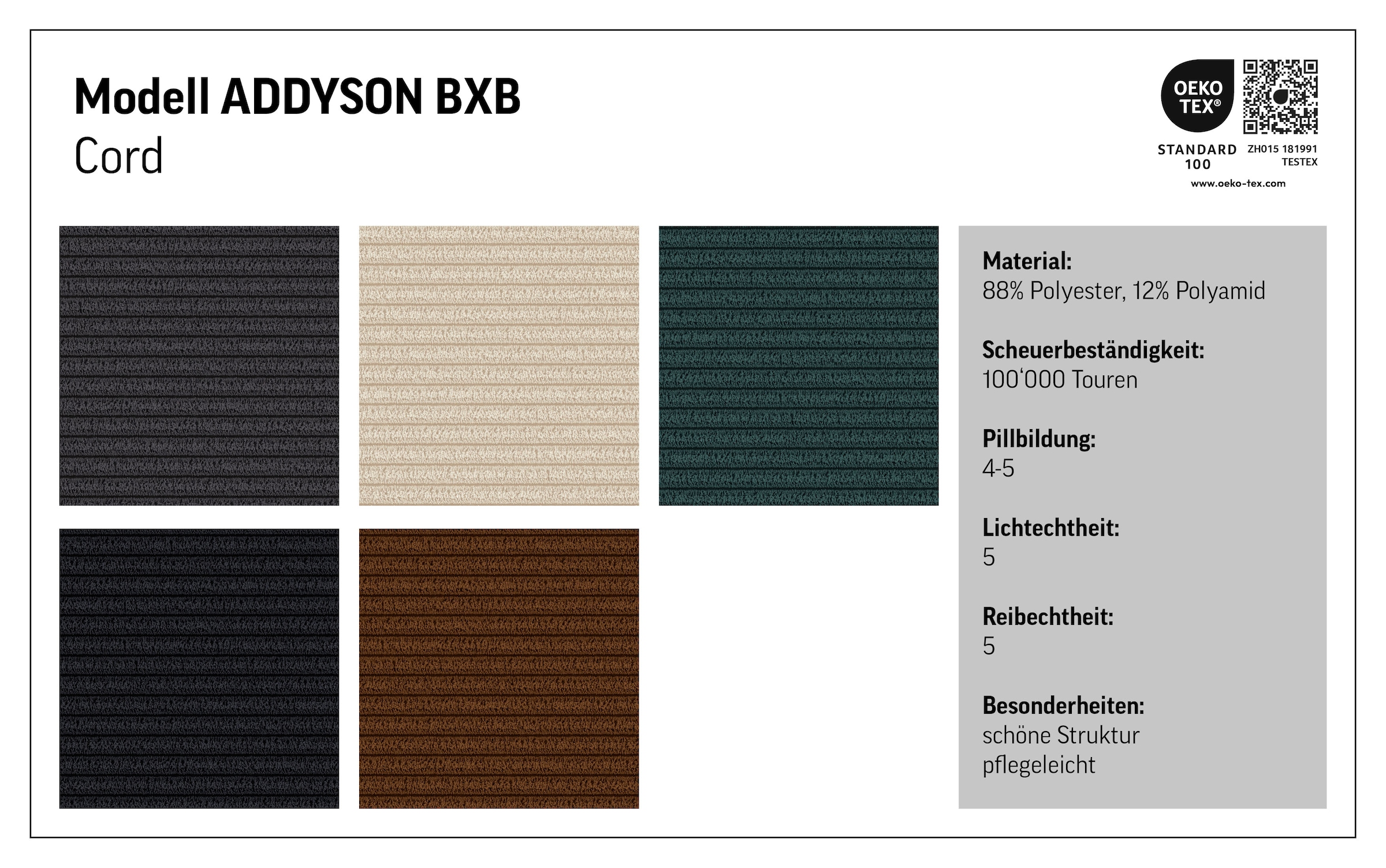 LeGer Home by Lena Gercke Boxspringbett »Addyson« Härtegrade H2, H3 und H4 wählbar,  Boxspringbett inkl. Topper, 2 Matratzen