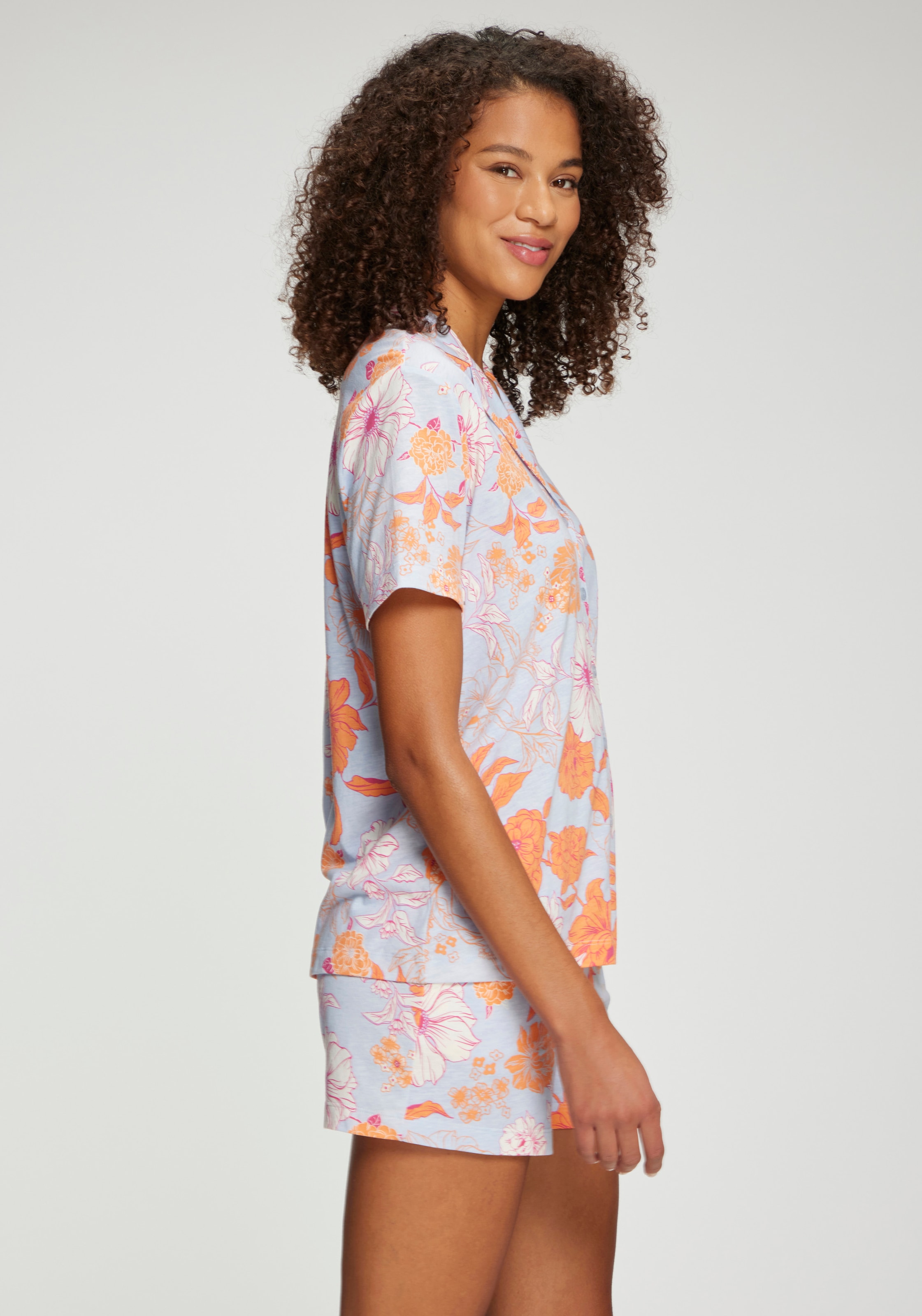 s.Oliver Shorty Set, 2 mit Blumen-Muster