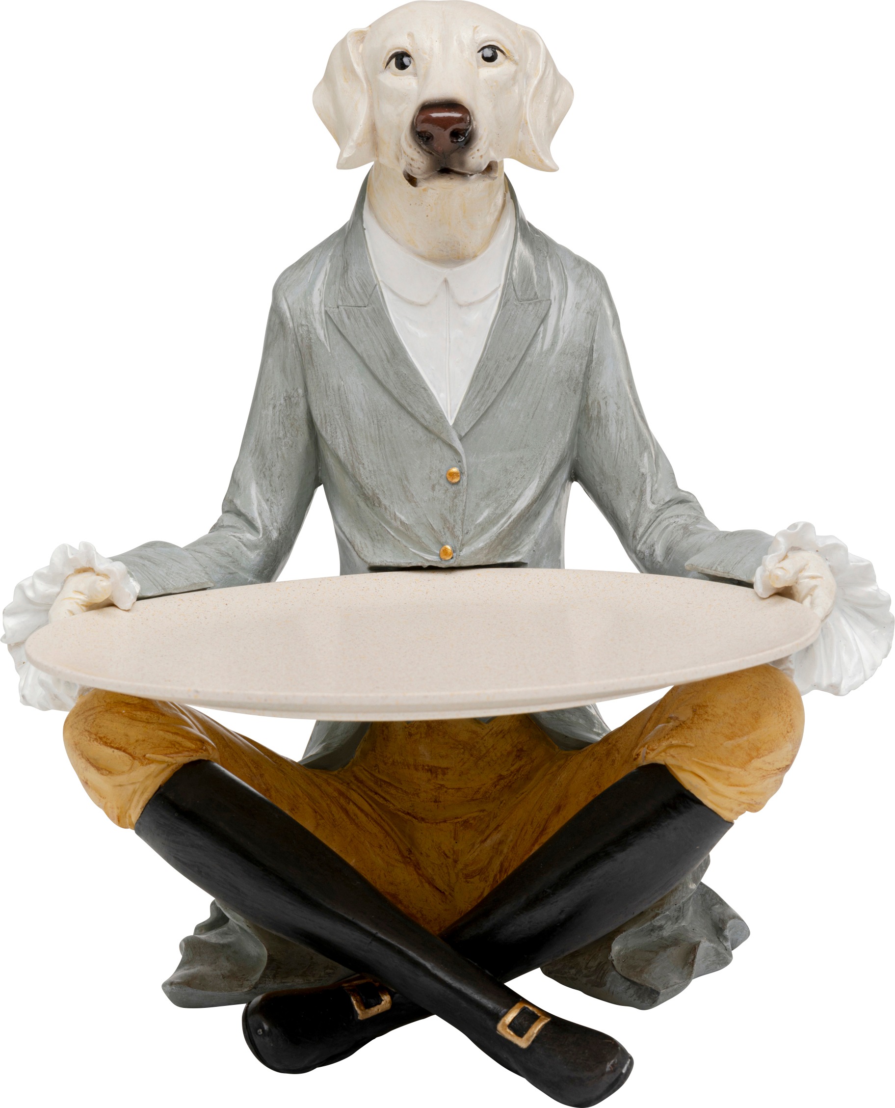 Kare Design Dekofigur »Gentleman Dog Tray« verschiedene Größen