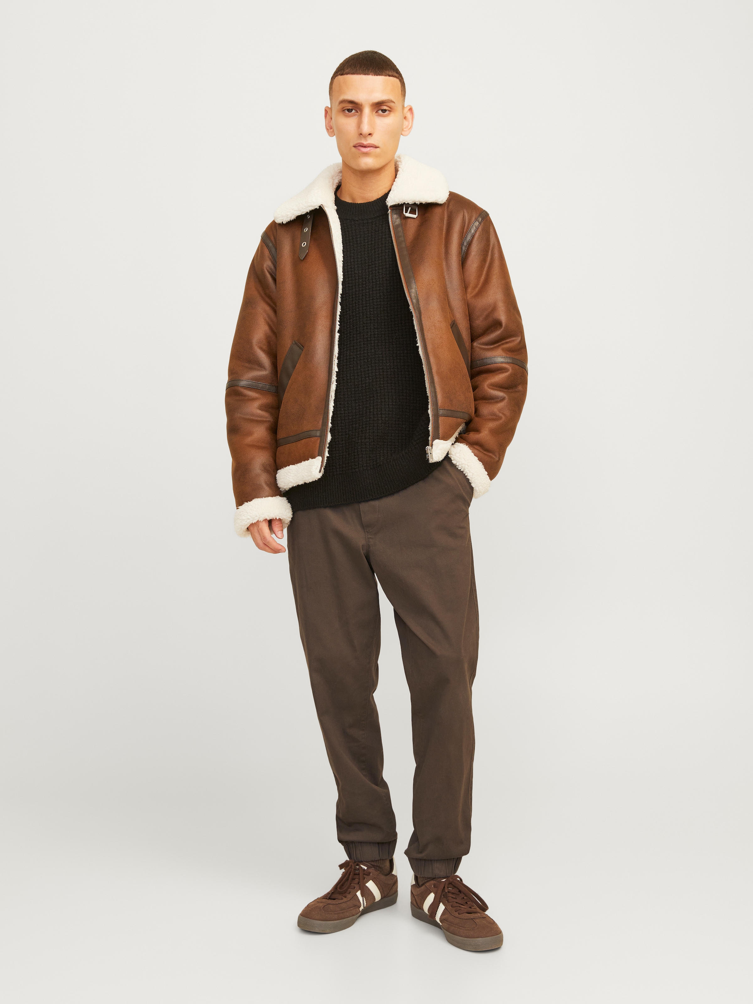 Jack & Jones Stoffhose »JPSTGORDON JJDAVE«, Mit Bündchen am Bein