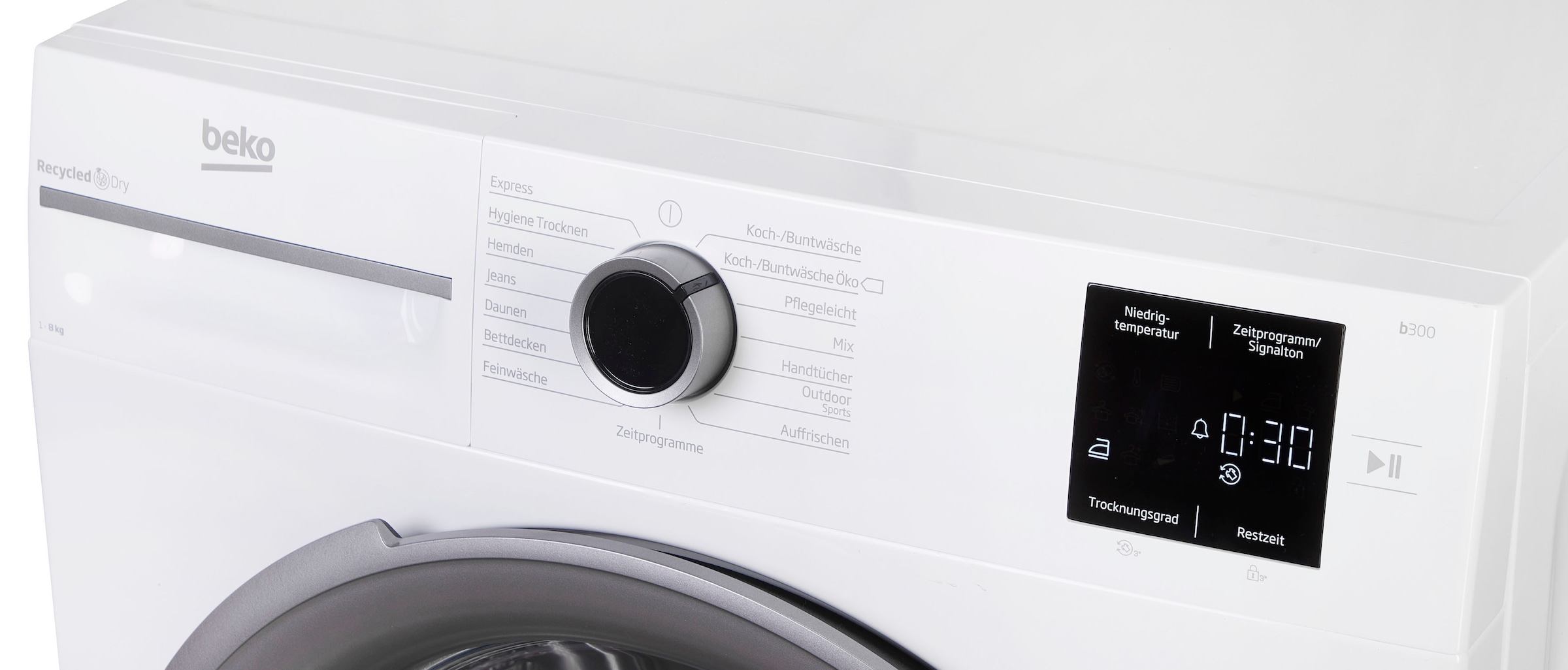 BEKO Kondenstrockner »BM3T38210W1«, 8 kg, mit Wärmepumpentechnologie