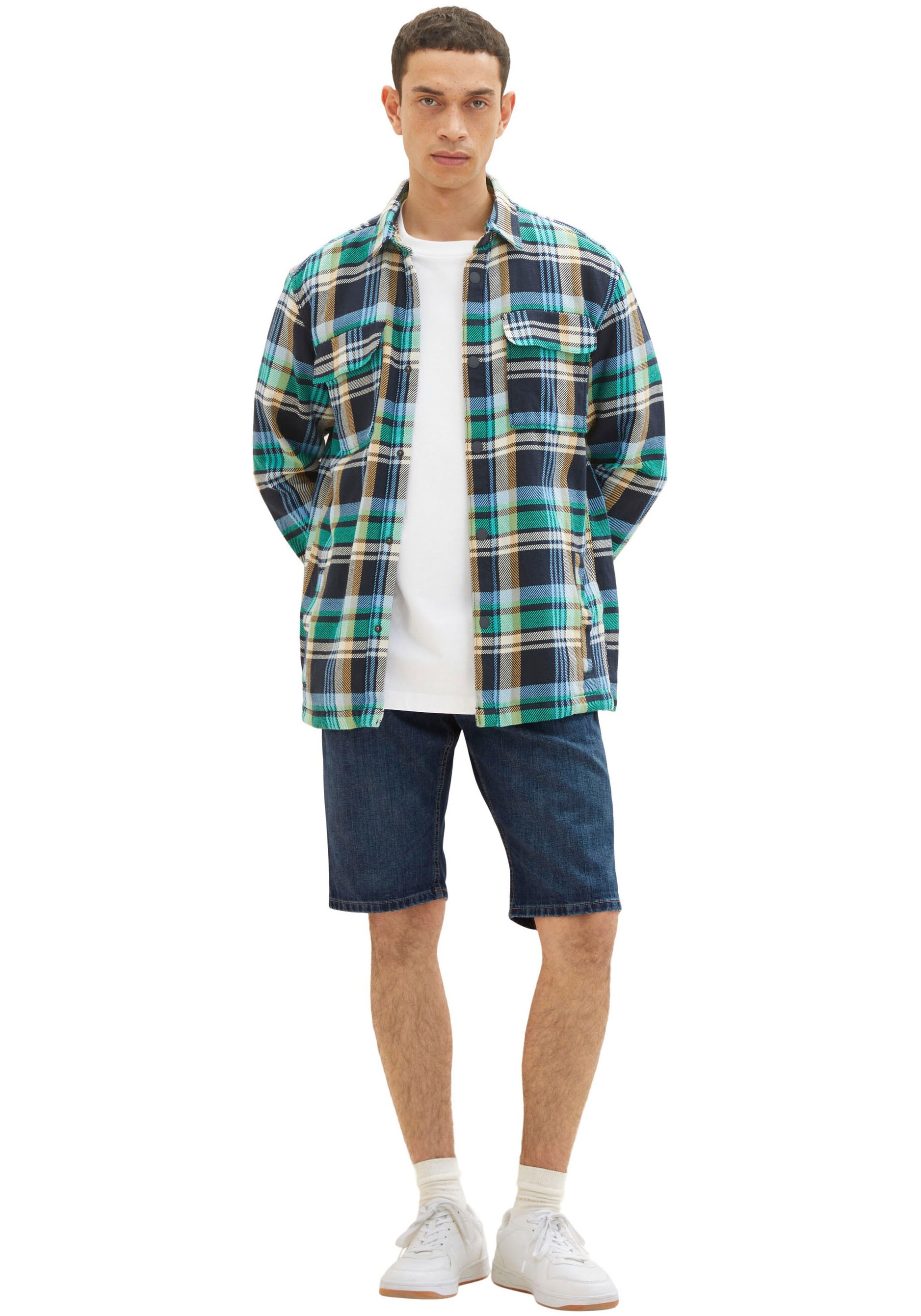 14. Bild von TOM TAILOR Jeansshorts »Josh«, in 5-Pocket Form