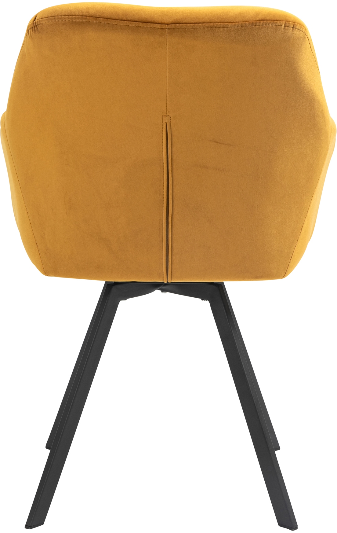 SalesFever Essgruppe, (Set, 5 tlg.), Stühle mit 360° Drehplatte, Tischplatte mit echter Baumkante