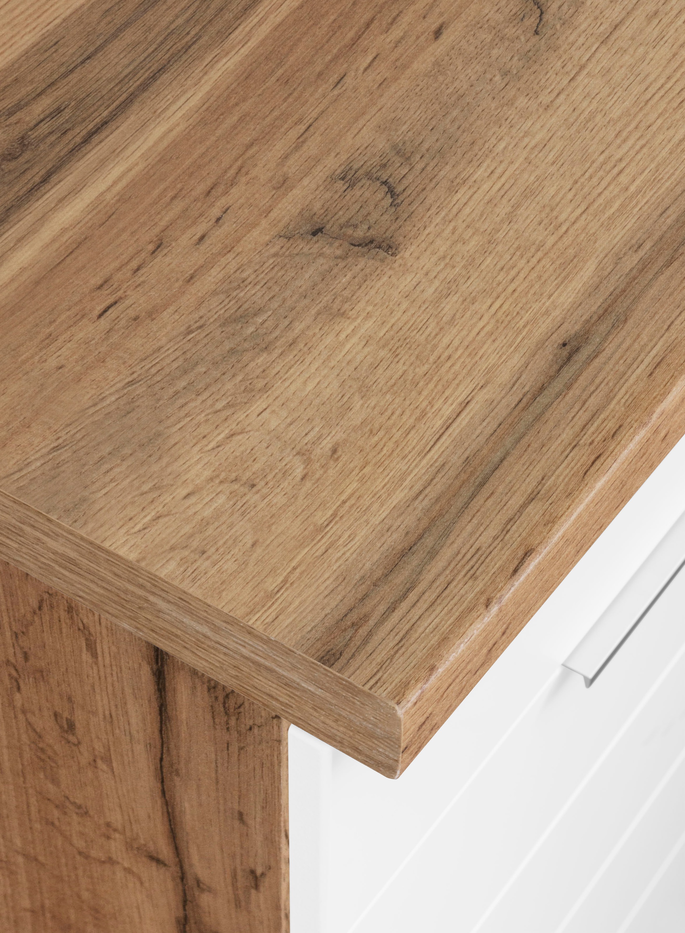 KOCHSTATION Winkelküche »KS-Luhe«, Stellbreite 240x270 cm, wahlweise mit oder ohne E-Geräten, MDF-Fronten