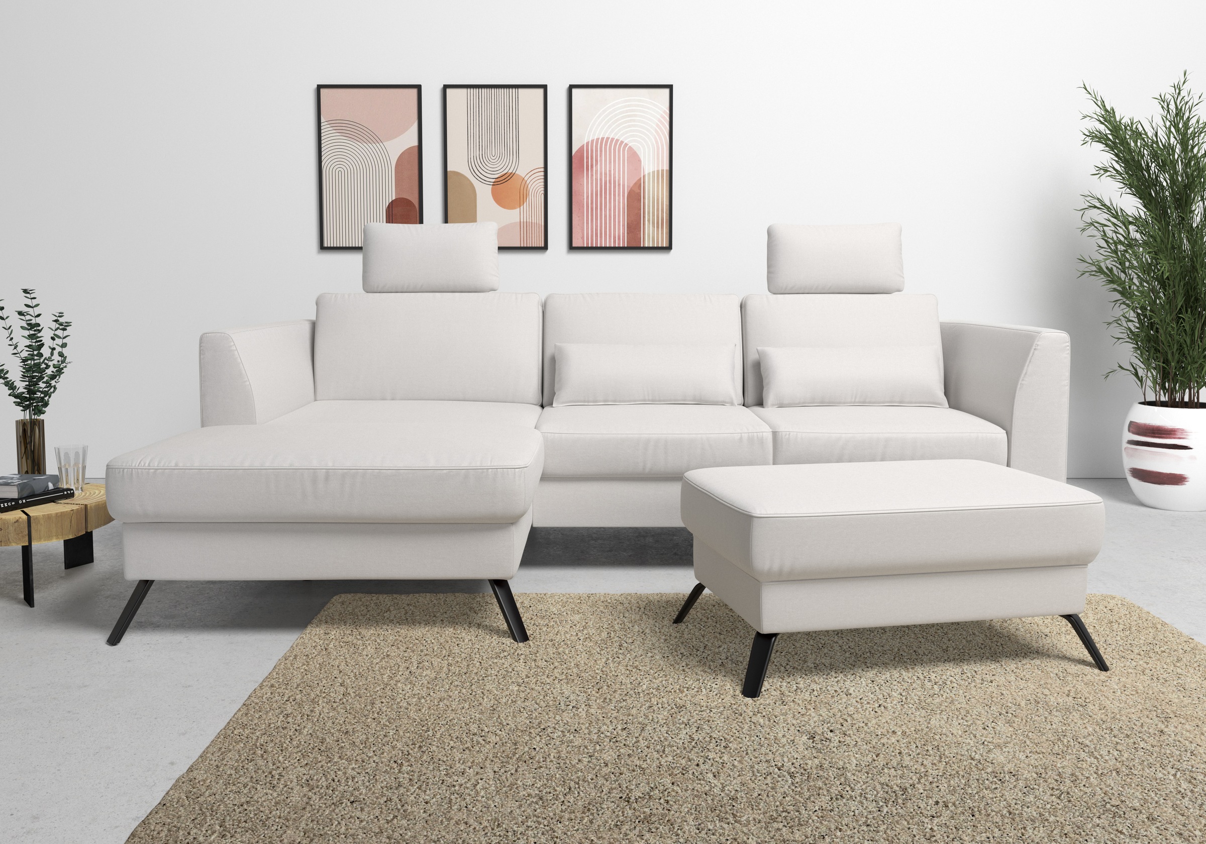 sit&more Ecksofa »Olsen L-Form«, inklusive Sitztiefenverstellung, wahlweise günstig online kaufen