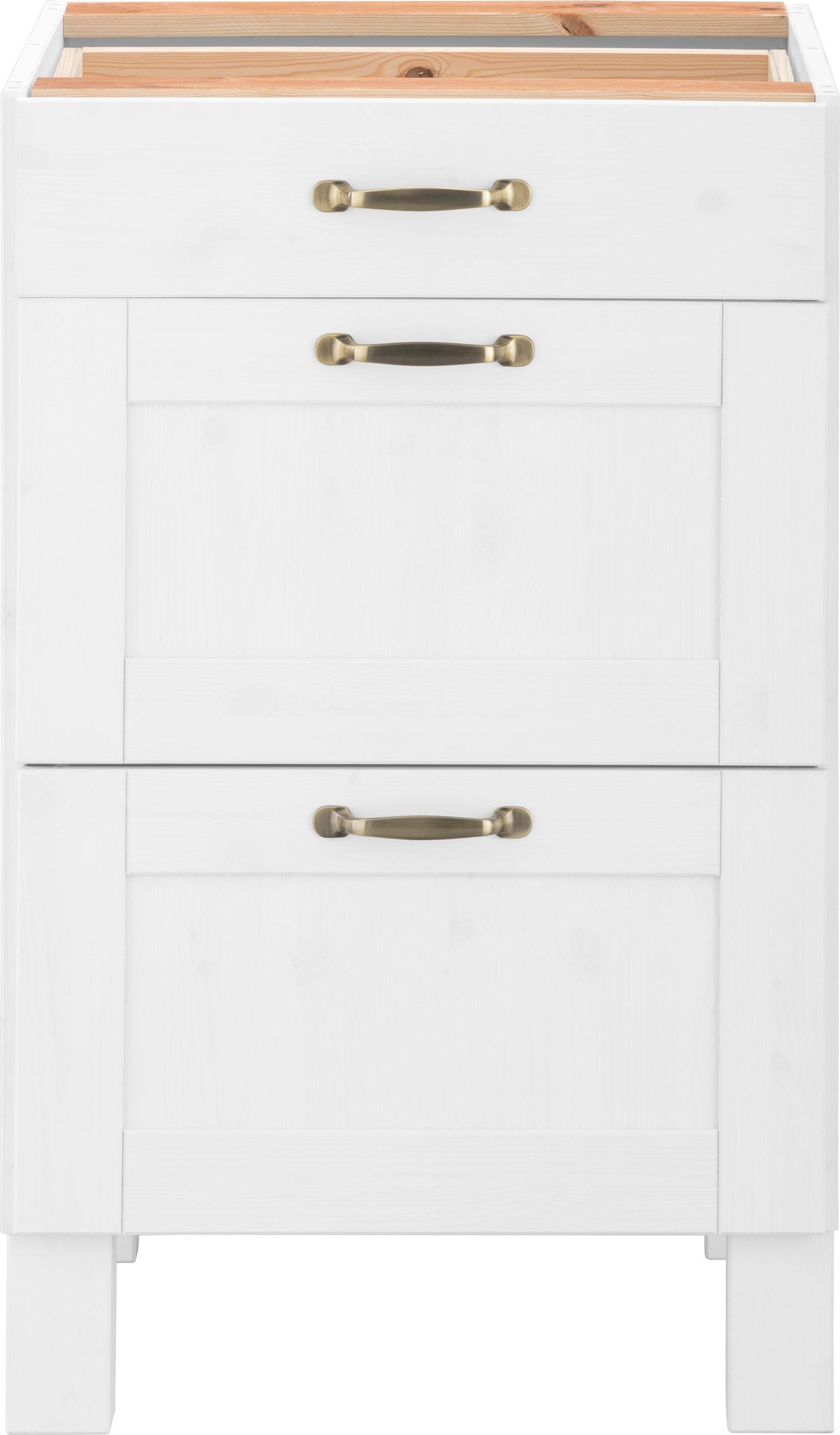 Home affaire Unterschrank »Alby«, Breite 50 cm, 3 Schubladen