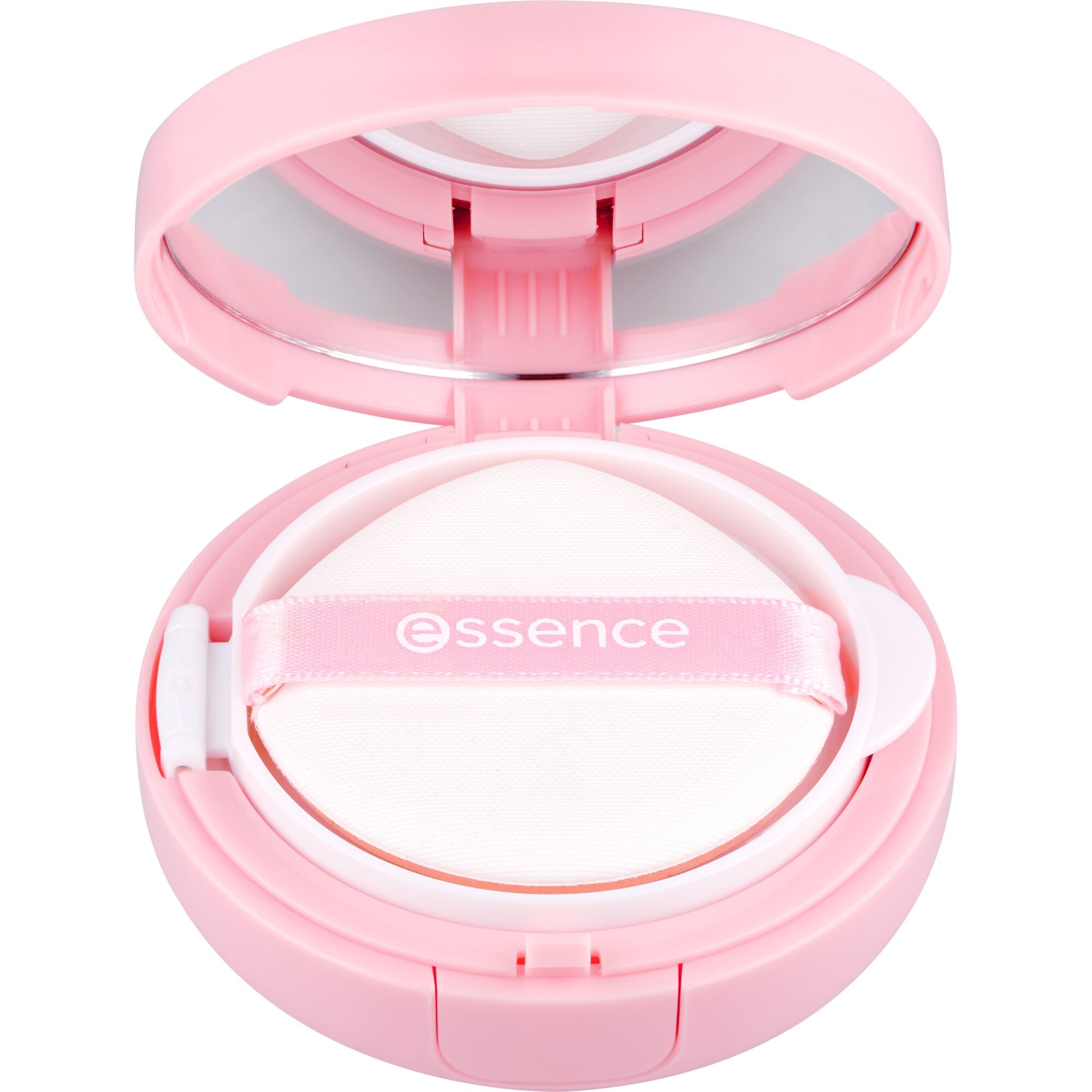 Essence Foundation »BRIGHTEN UP! cushion foundation«, Flüssige Textur, aufbaubare Deckkraft, wasserfest, aufhellend