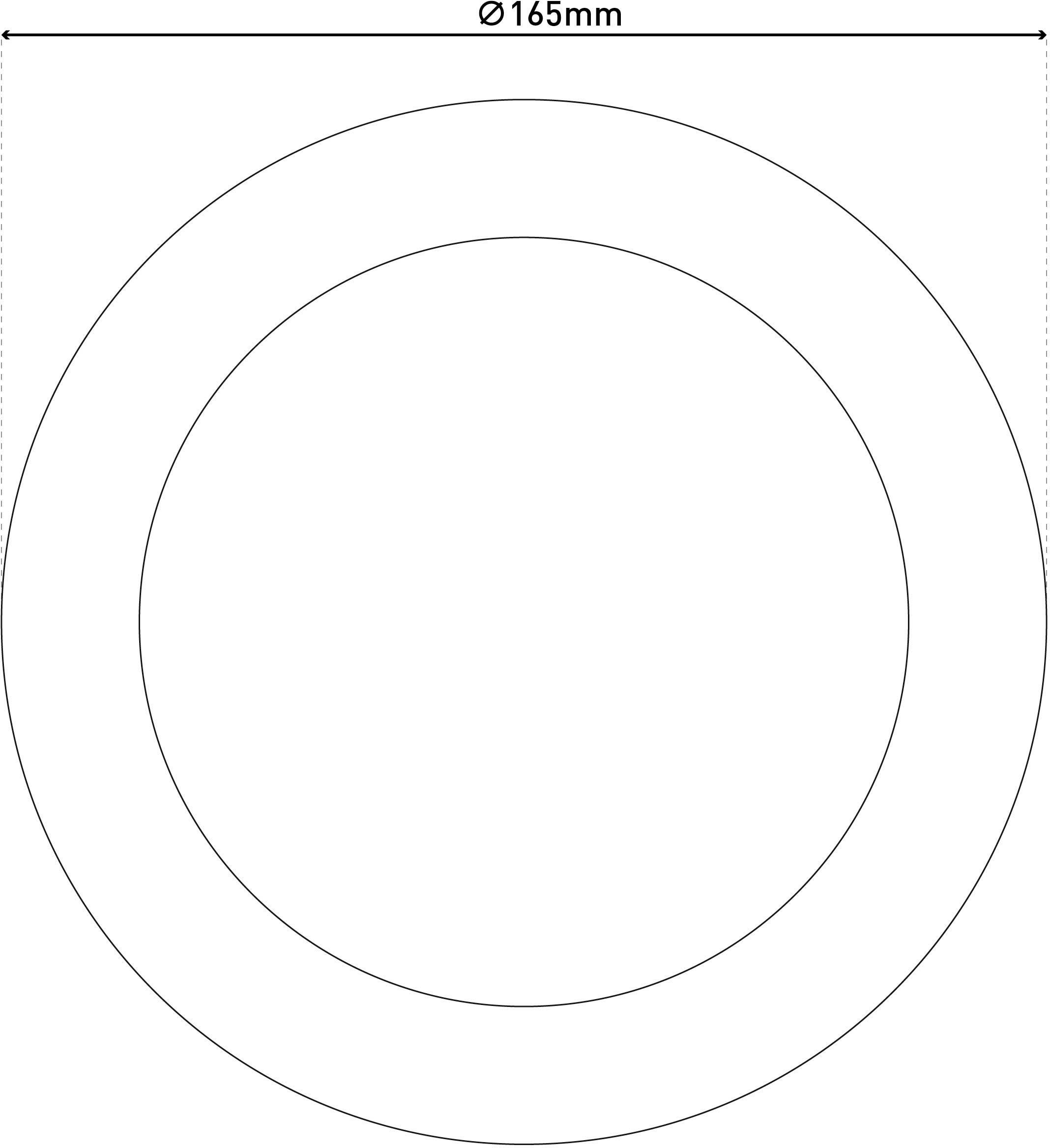 näve LED Deckenleuchte »Bonus«, 1 flammig, Leuchtmittel LED-Modul | LED fest integriert, Ein- oder Aufbau flexibel, CCT über Geräteschalter, D: 16,5cm