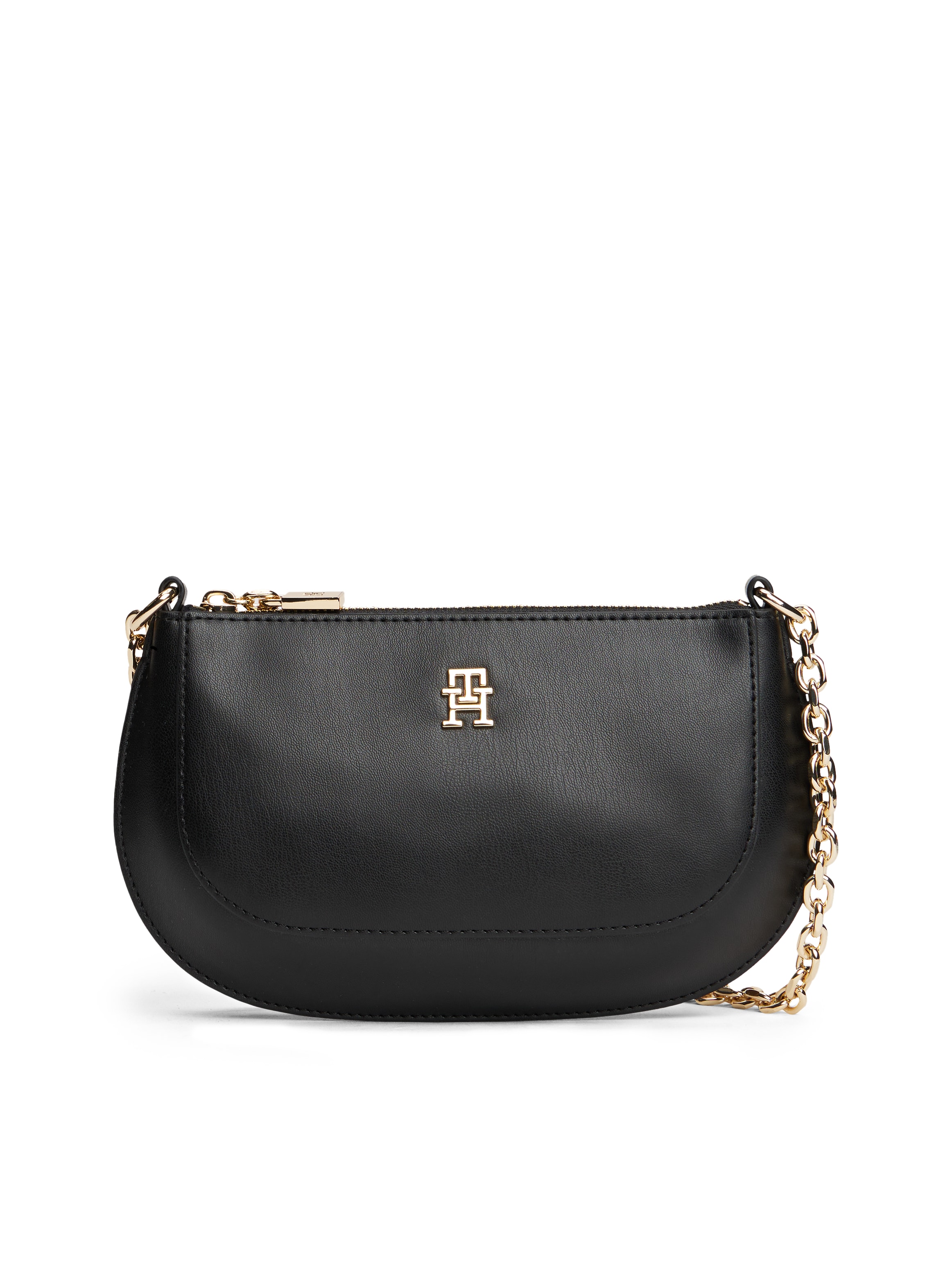 Tommy Hilfiger Umhängetasche »TH GLAM MINI CHAIN CROSSOVER« , Damen Schultertasche, Abendtasche, Zierkette als Umhängeriemen