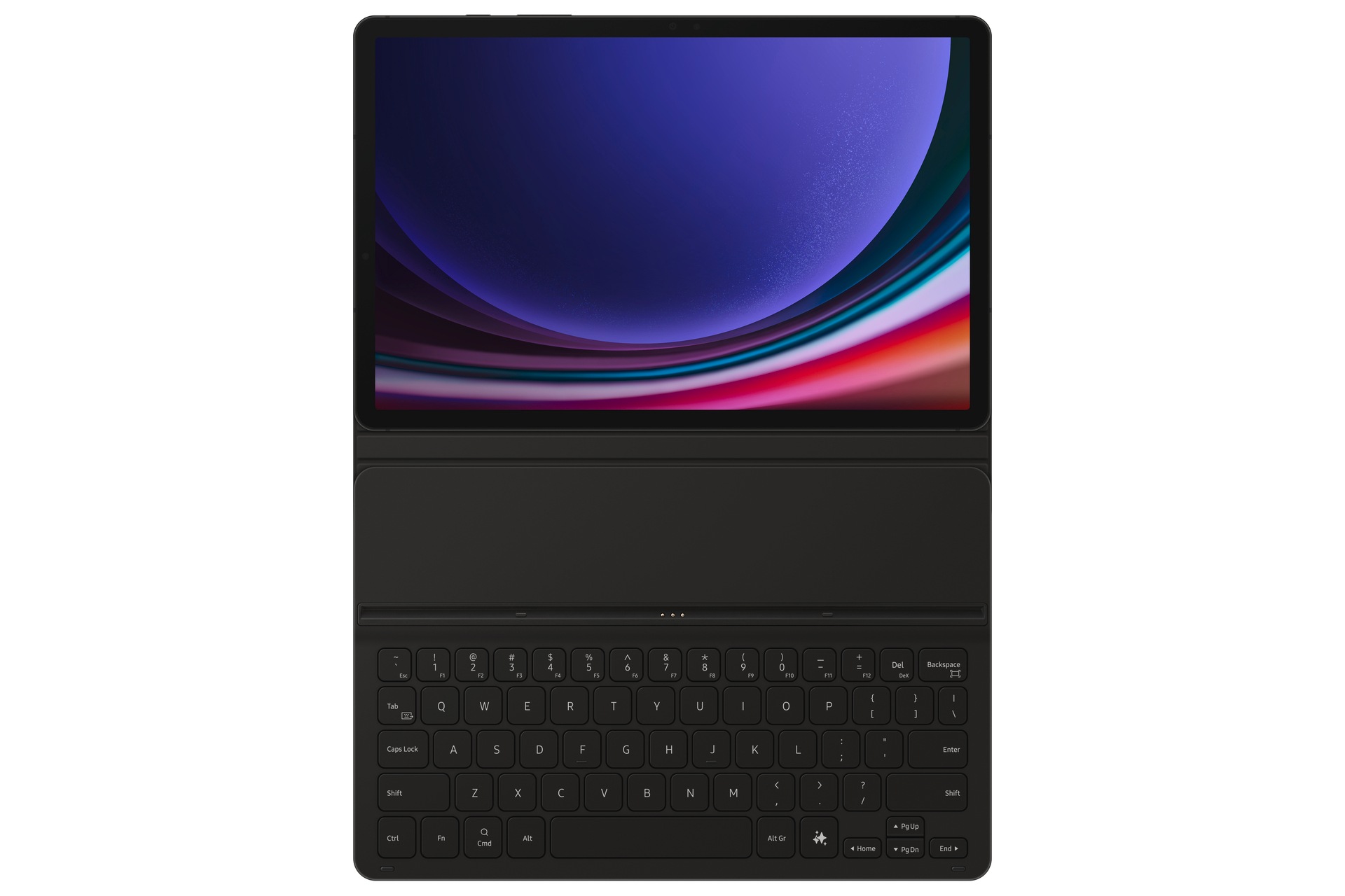 Samsung Tablet-Hülle »Book Cover Keyboard Slim für Galaxy Tab S9 | S9 FE | S10 FE«, Tastatur Cover, Schutzhülle, Tablethülle, Case, Schutzcase, stoßfest