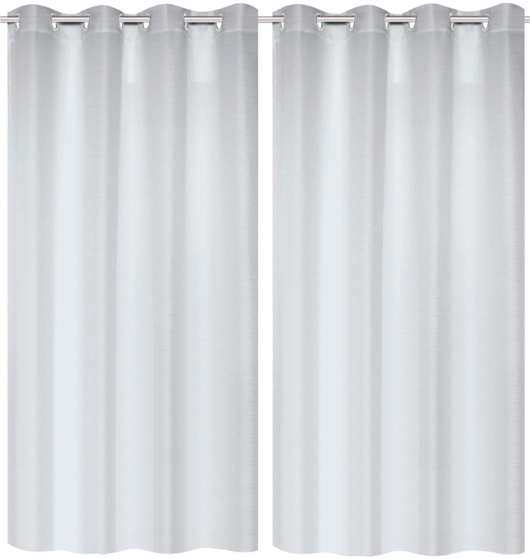 Home Basics Vorhang »BENOGA 2er SET« Ösen 2 Stk. tlg. SET, Ösenschal, Uni, Dekostruktur