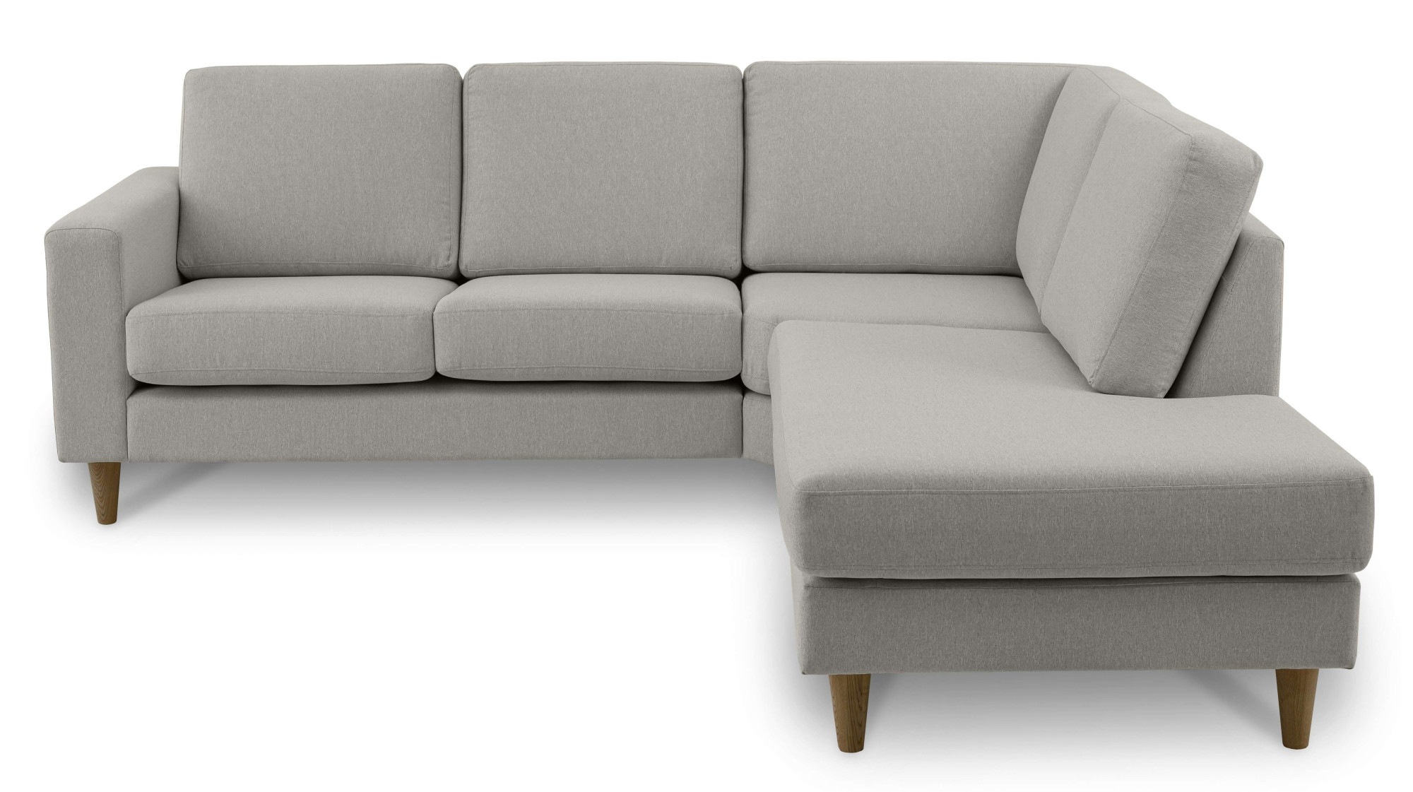 OTTO home Ecksofa »Tvinno« im skandinavischen Stil, L-Form, mit Massivholzf günstig online kaufen