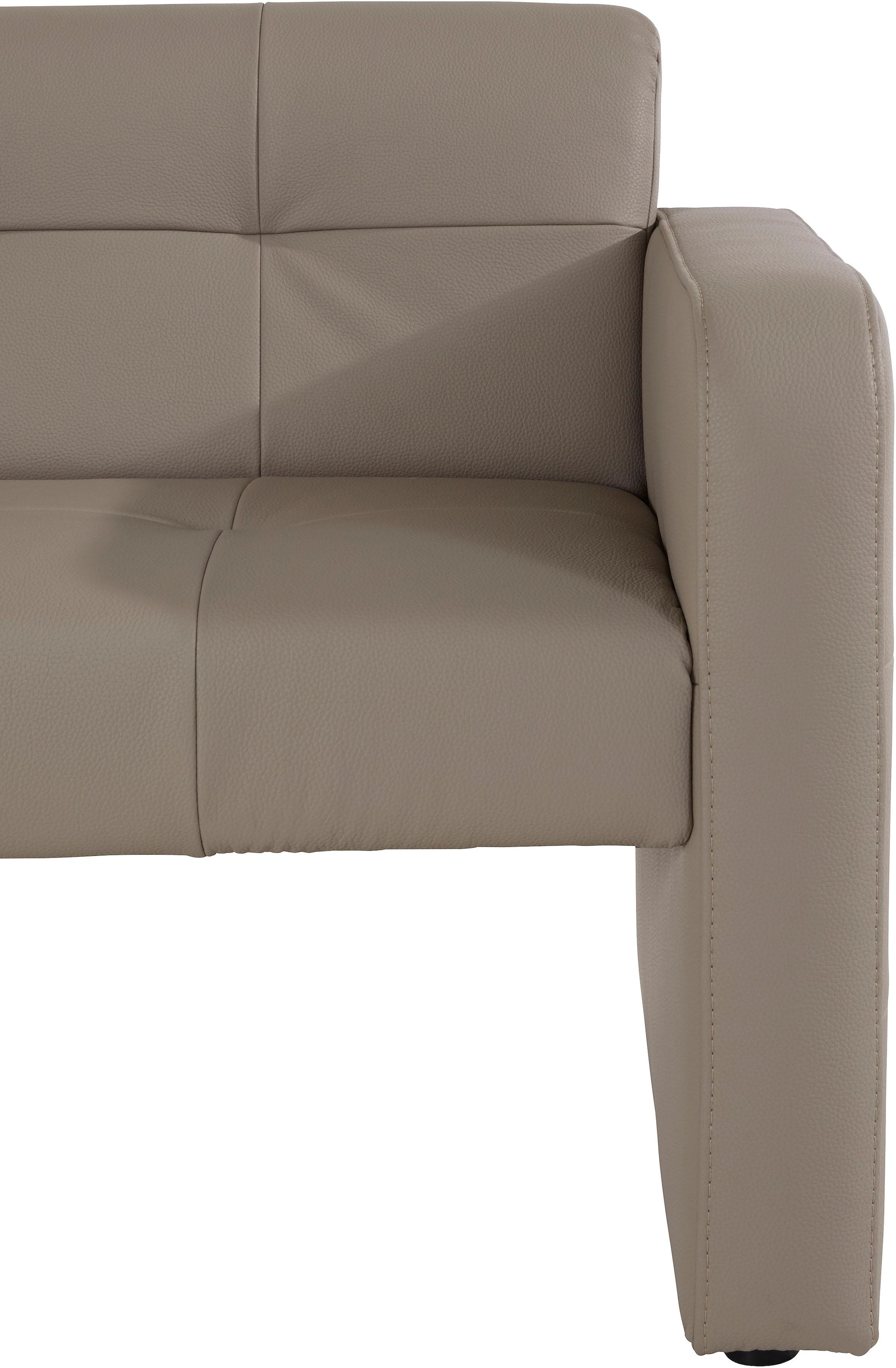 exxpo - sofa fashion Polsterbank »Barista Küchensofa, Sitzhöhe 49cm, kompakte Stellmaße«, Frei im Raum stellbar