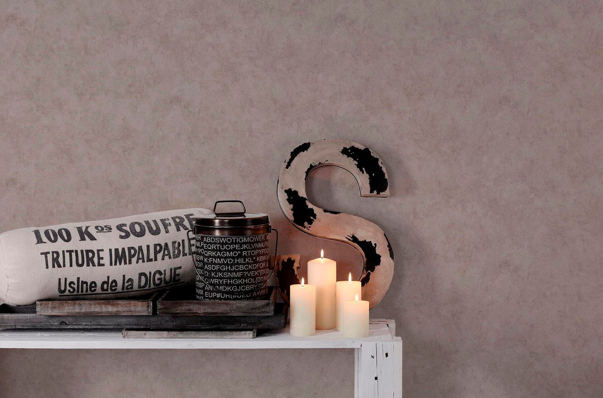 living walls Vliestapete »Metropolitan Stories Francesca Milano« einfarbig | uni Uni Tapete Einfarbig