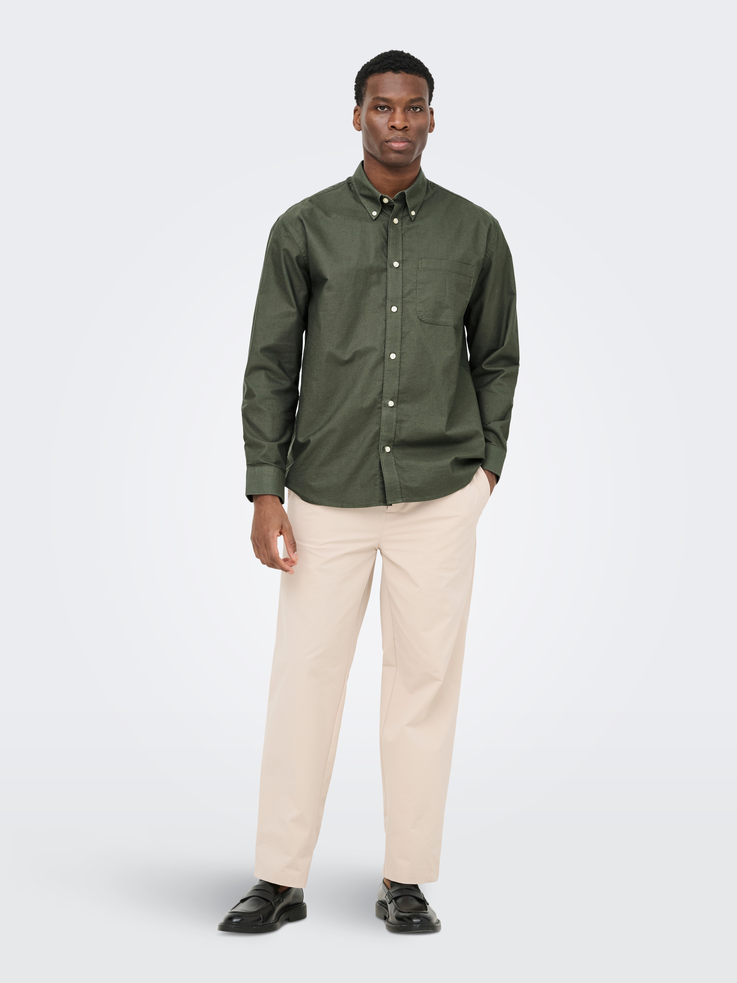 ONLY & SONS Langarmhemd »ONSOXFORD LS SHIRT FRML NOOS« Baumwollmischung, regular fit
