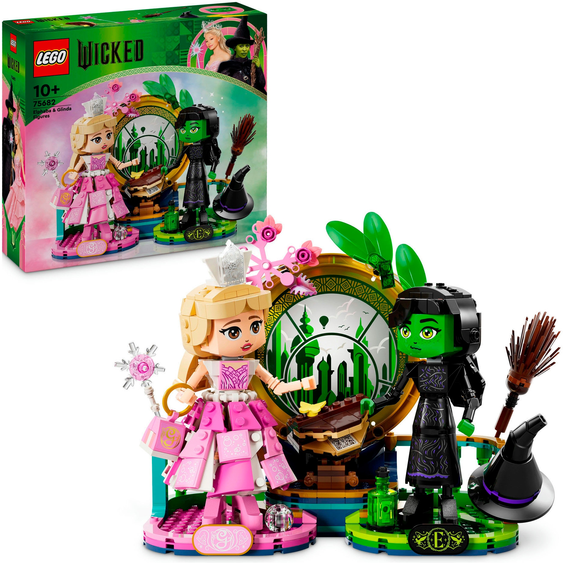 LEGO® Konstruktionsspielsteine »Elphaba und Glinda (75682), LEGO Wicked«, (558 St.), Made in Europe