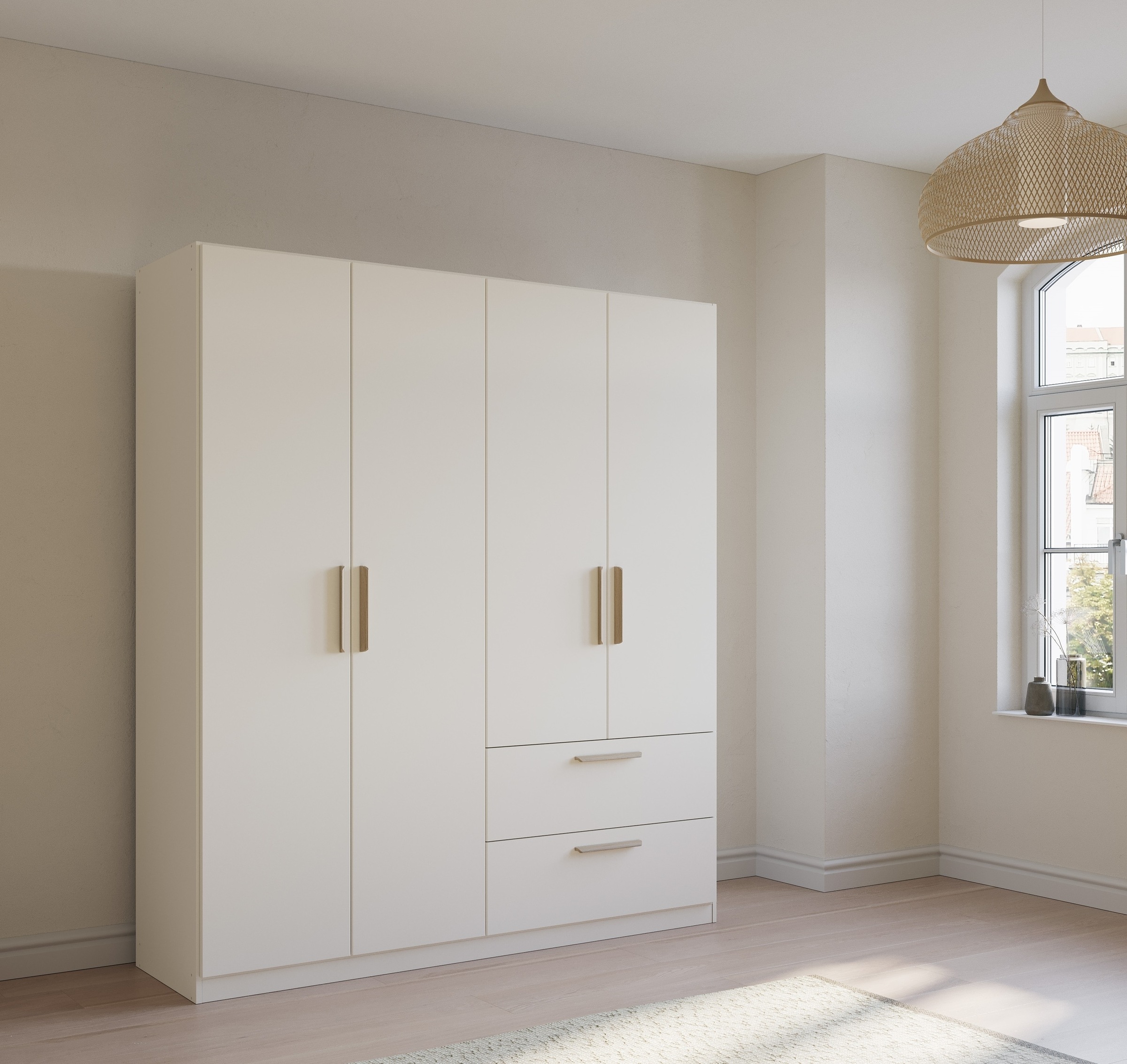 rauch Kleiderschrank »Skandi by Quadra Spin Schlafzimmerschrank«, im Landha günstig online kaufen